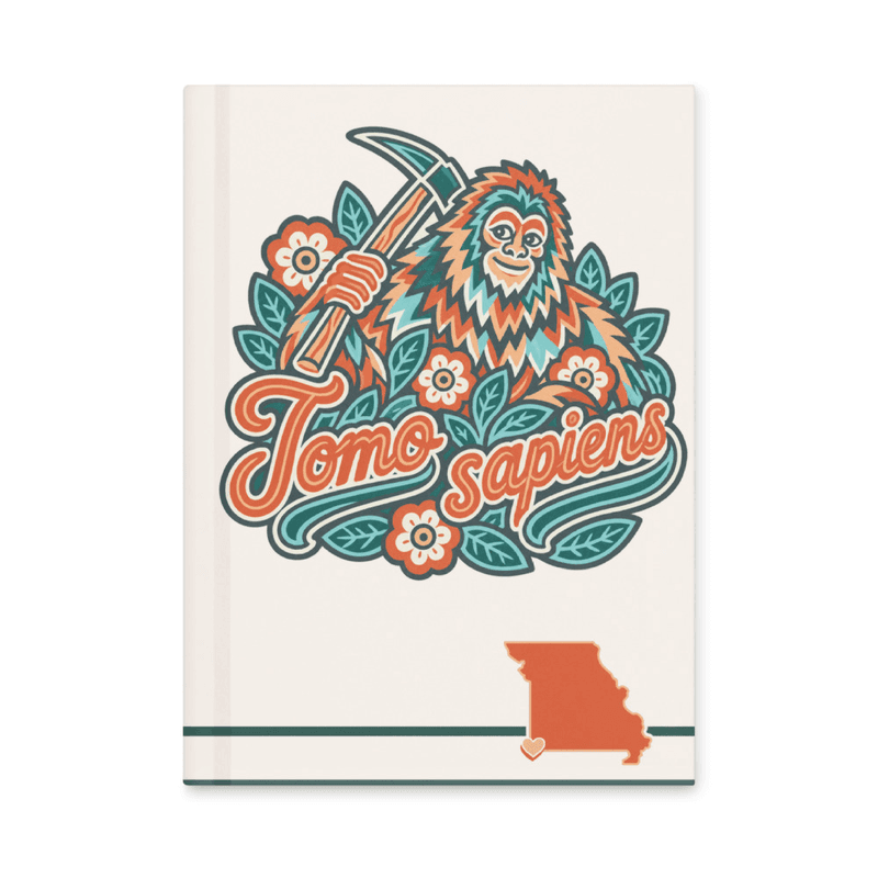 "Jomo sapiens" Hardcover Journal (matte) MOLA Style - Image 1