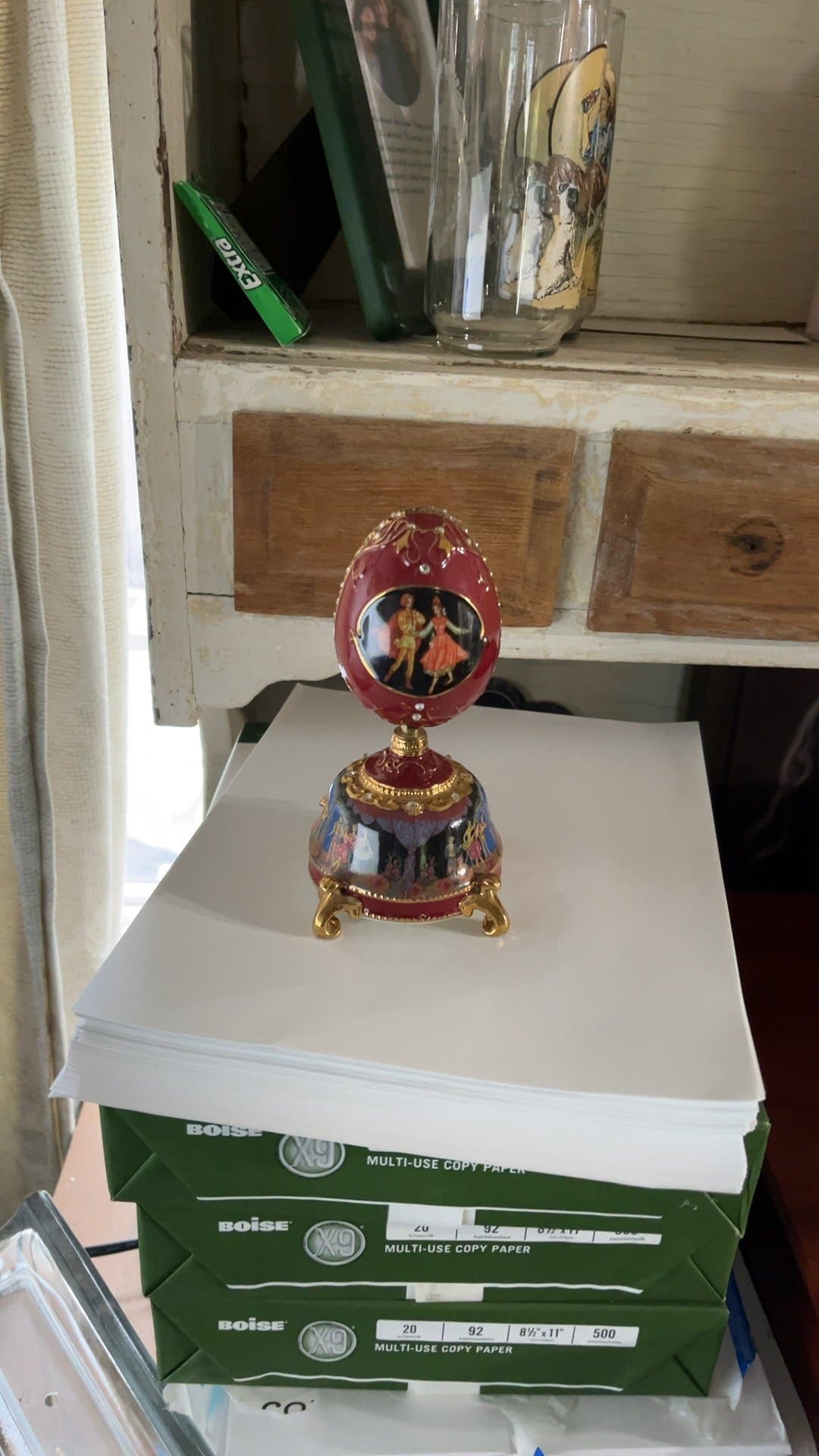 Decorative Russian Style Egg - Image 1