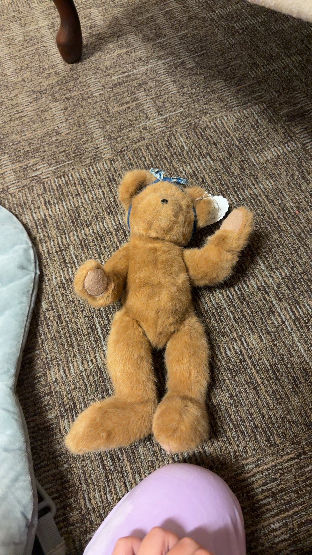 Vintage Plush Teddy Bear - Image 1