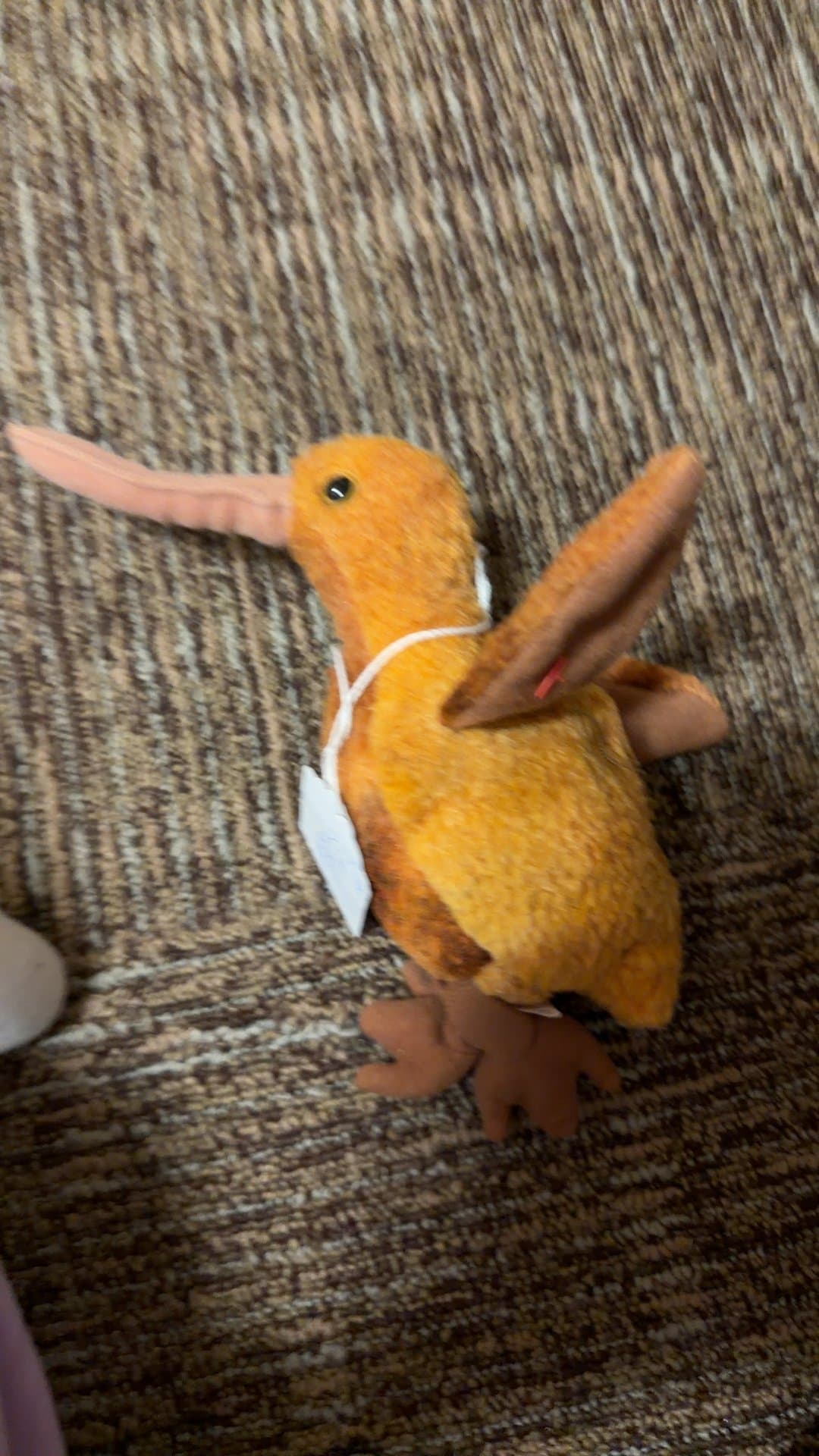 Vintage Plush Bird Toy - Image 1