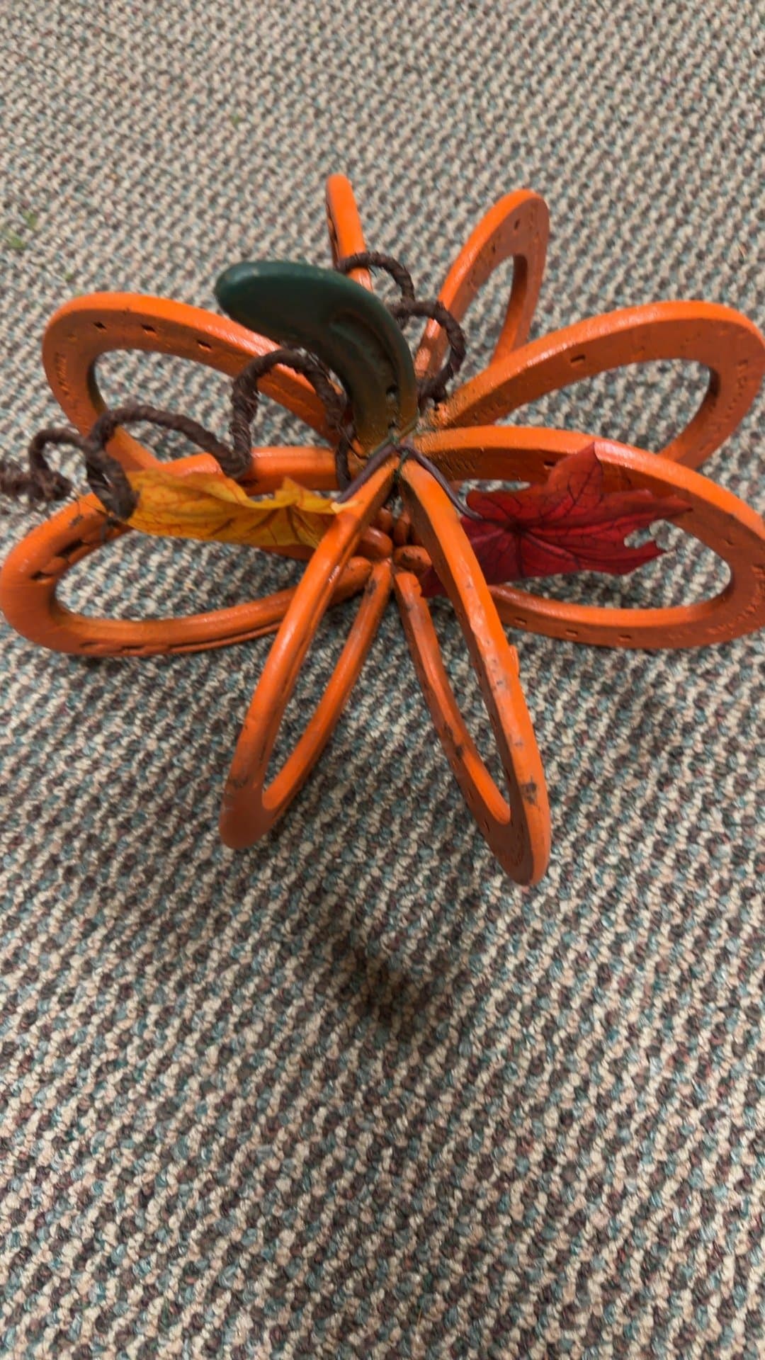 Horseshoe Pumpkin Decor - Image 1