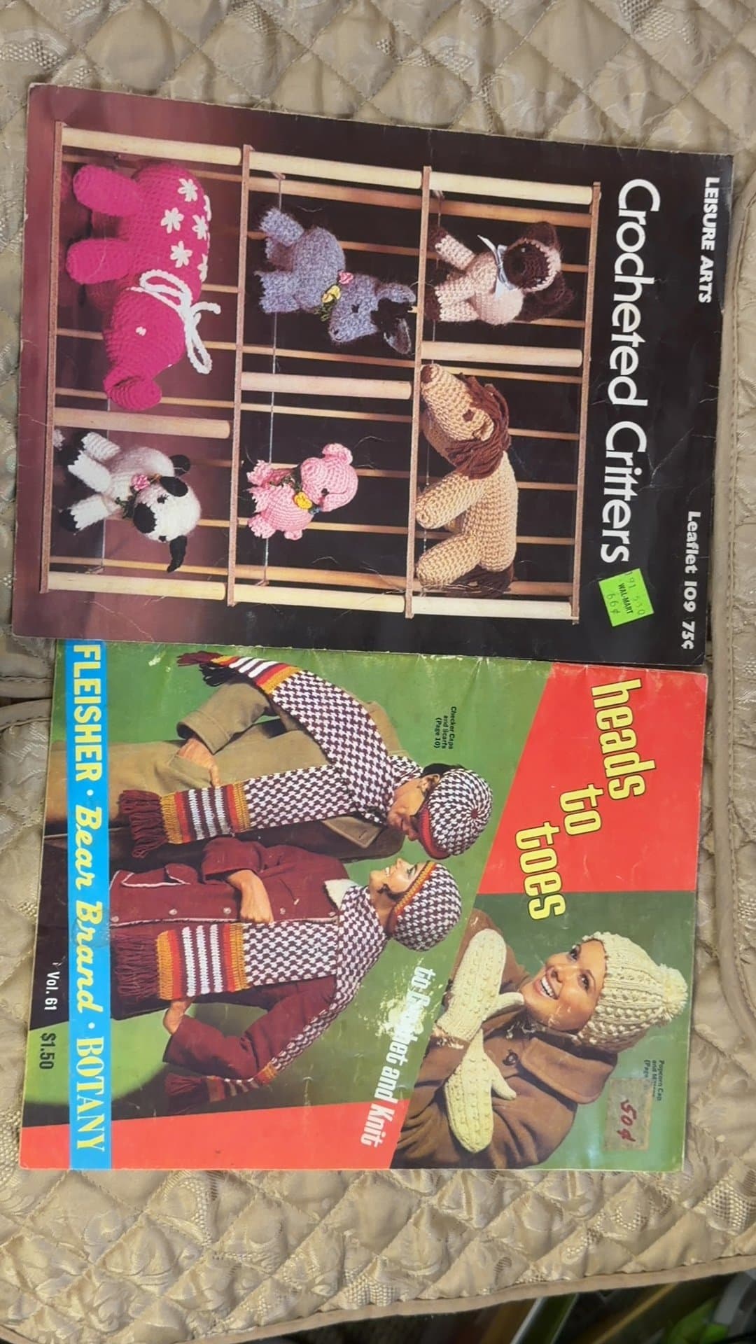 Vintage Crochet and Knitting Pattern Leaflets Lot - Image 1