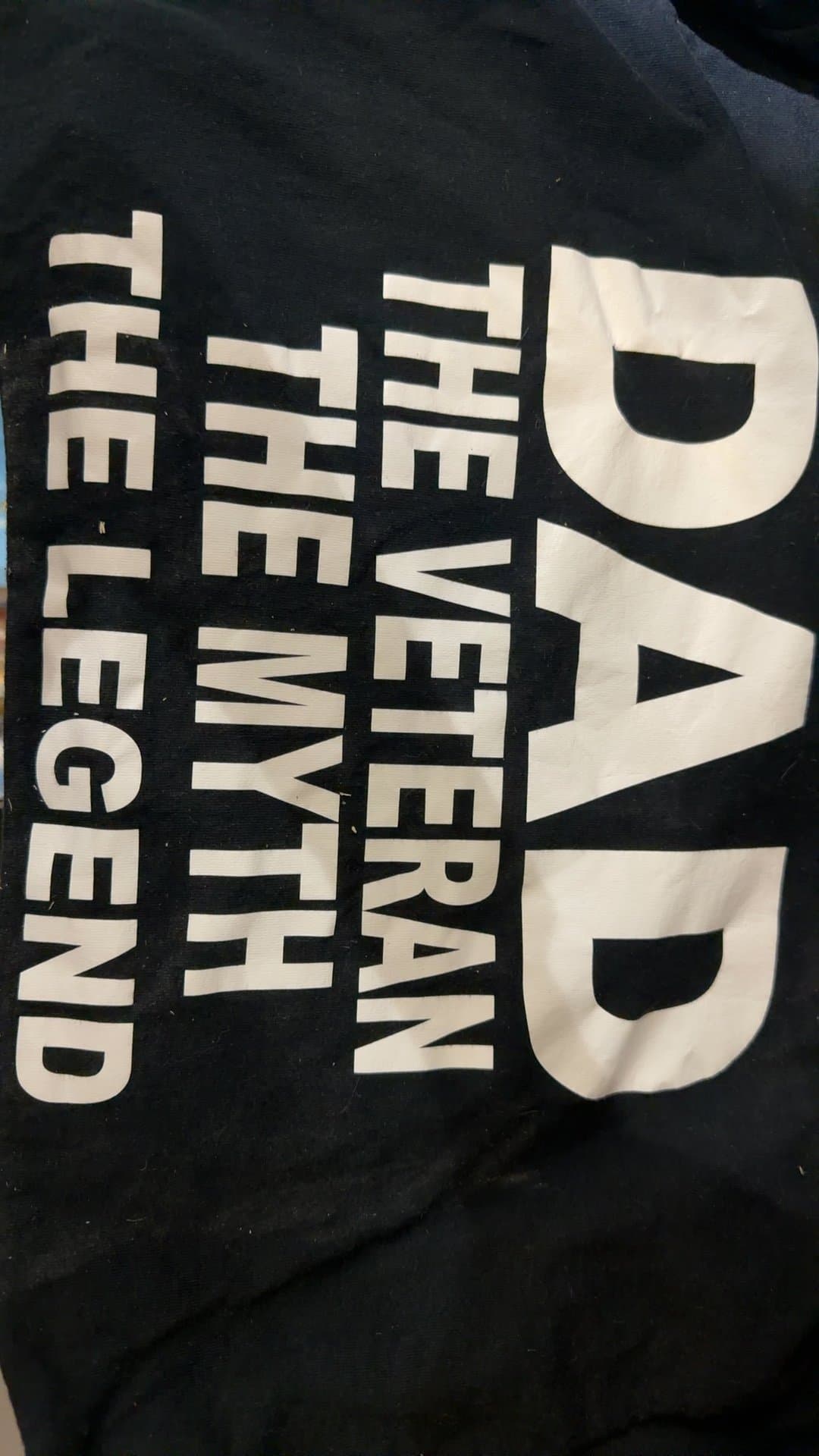 Gildan Dad The Veteran The Myth The Legend T-Shirt - Image 1