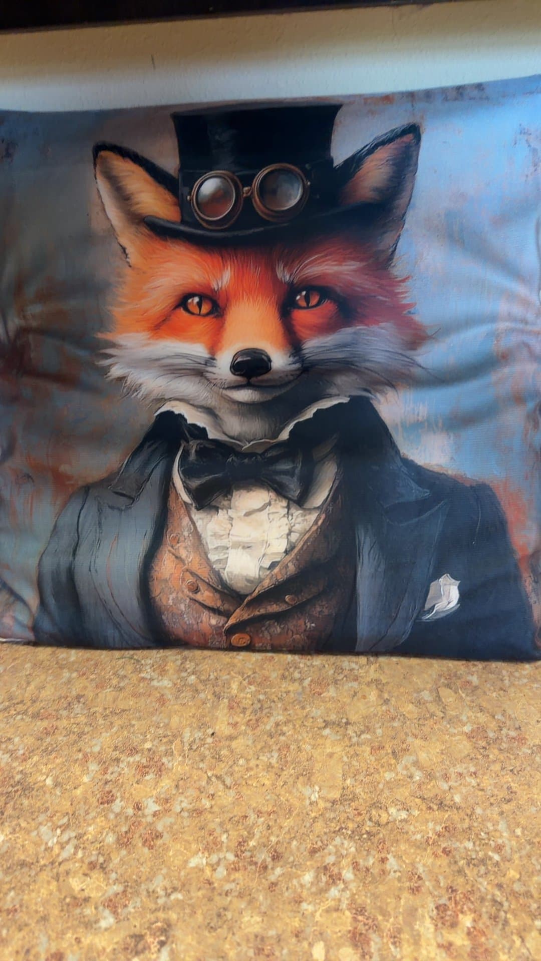 Steampunk Fox Painting - Image 1