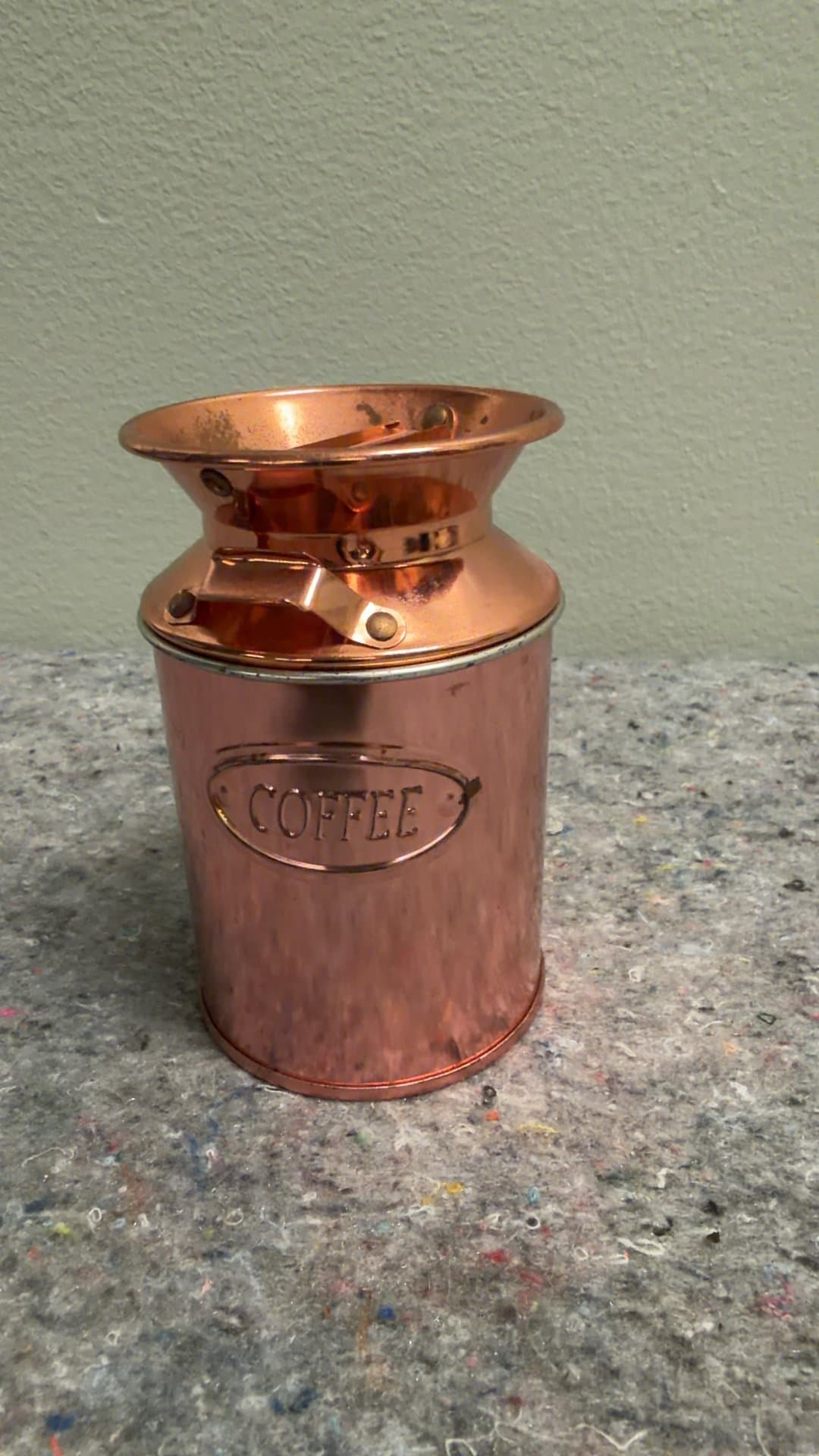 Copper Coffee Canister - Image 1