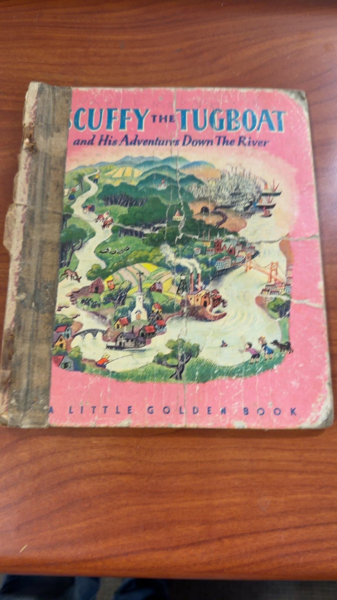 Scuffy the Tugboat and His Adventures Down the River - Little Golden Book - Image 1