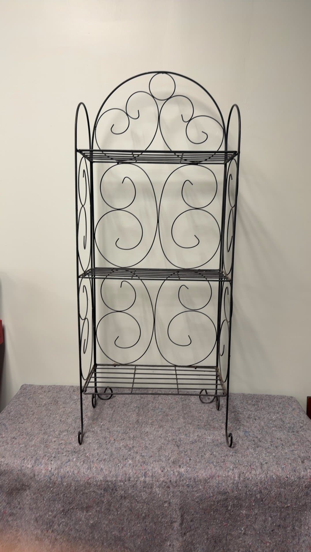 Wrought Iron Decorative Shelf - Image 1