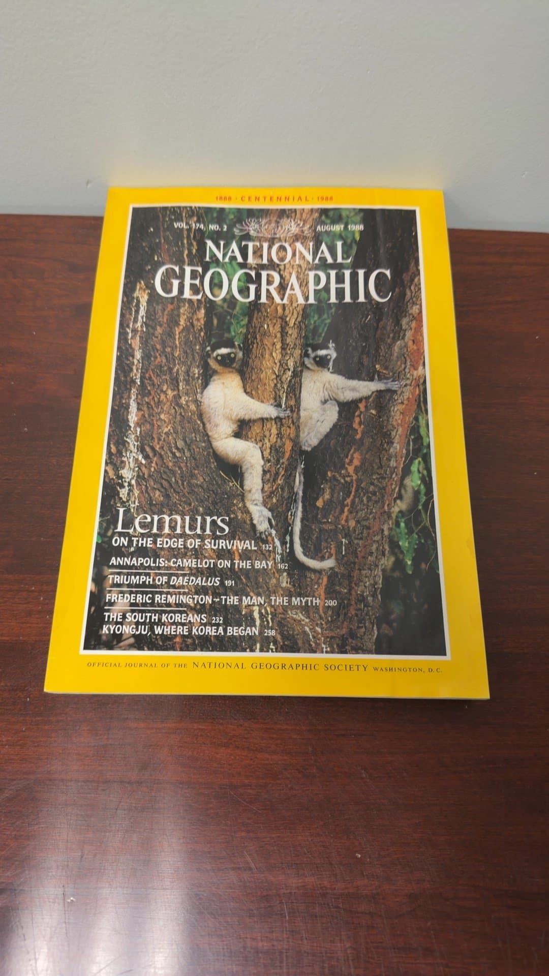 National Geographic Magazine August 1988 - Image 1