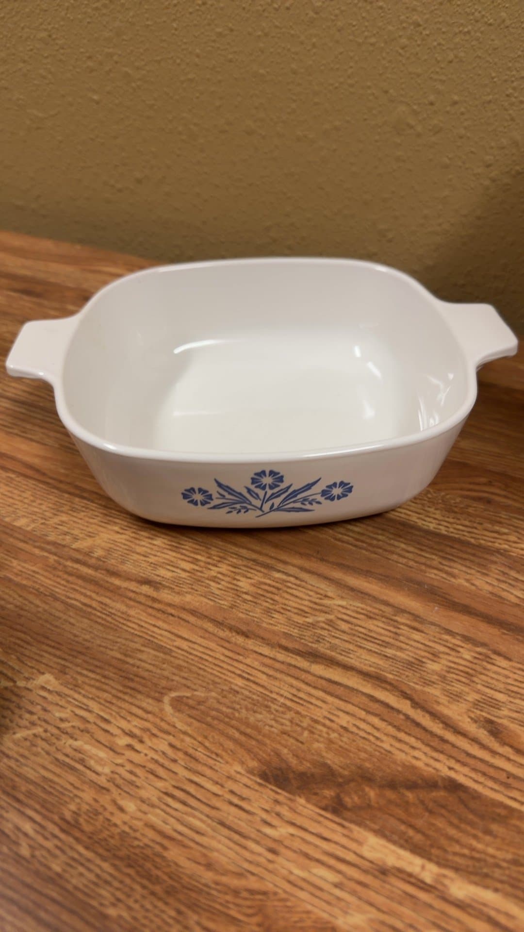 Corning Ware Blue Cornflower Casserole Dish - Image 1