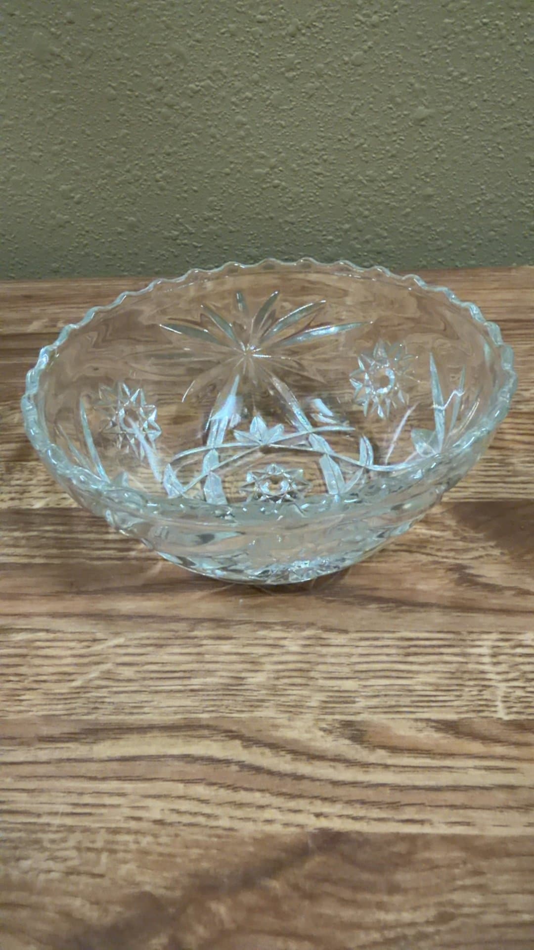 Cut Glass Decorative Bowl - Image 1