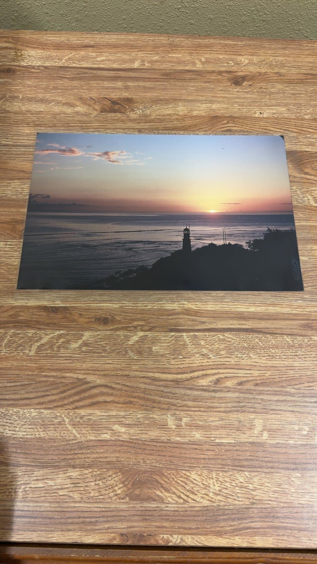 Sunset Lighthouse Photograph - Image 1