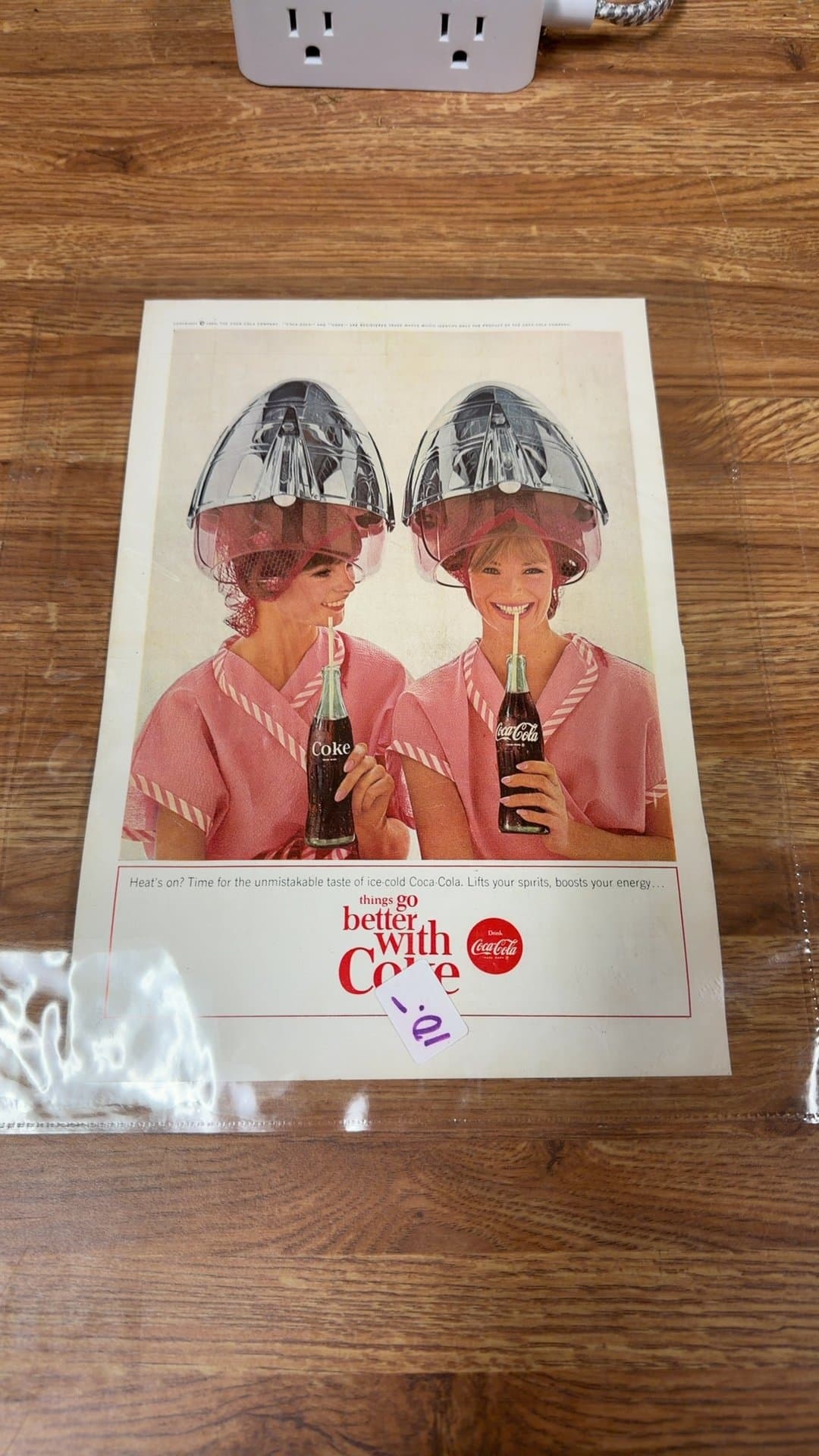 Vintage Coca-Cola Advertisement Print - Image 1