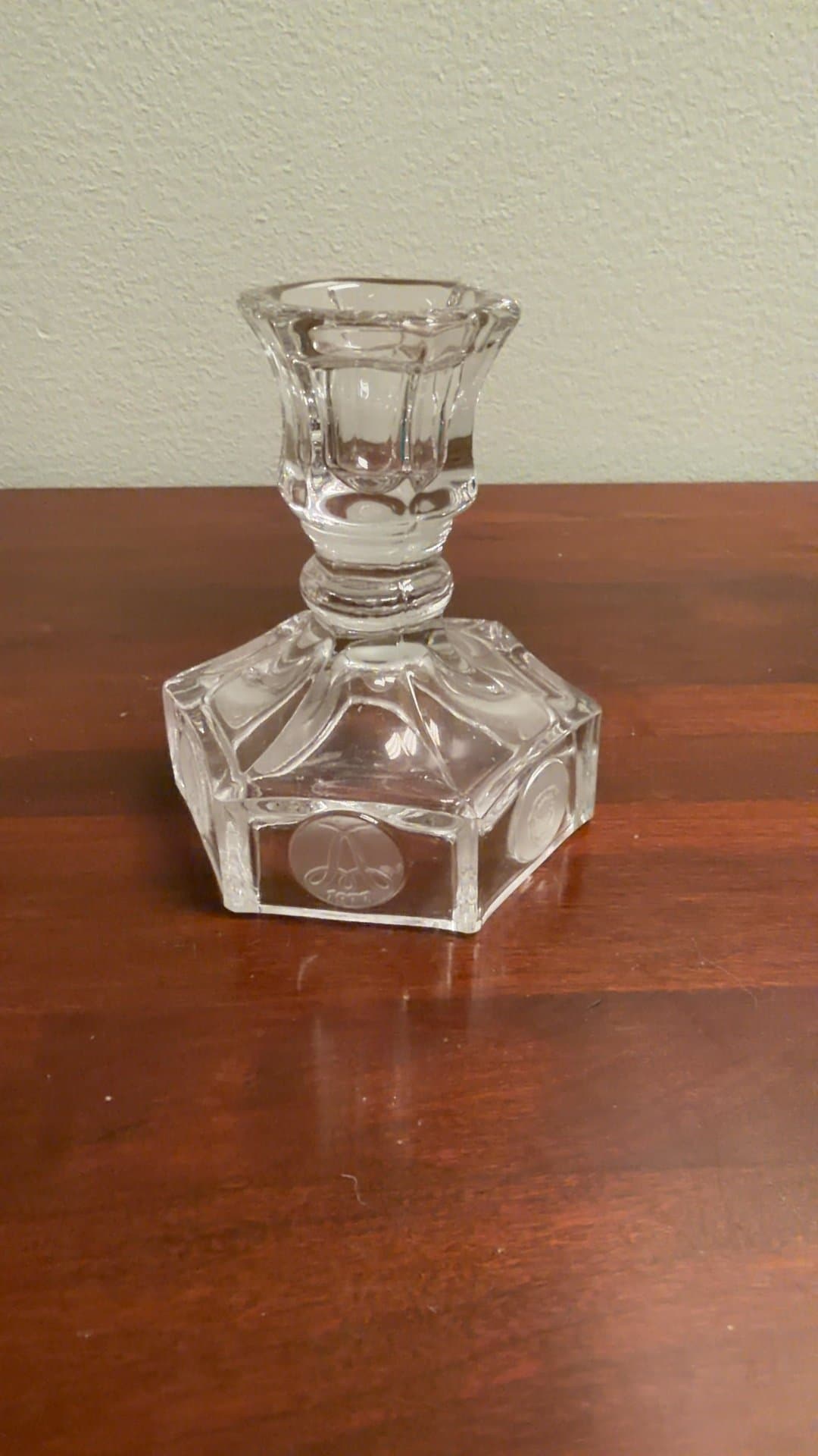 Vintage Glass Perfume Bottle - Image 1