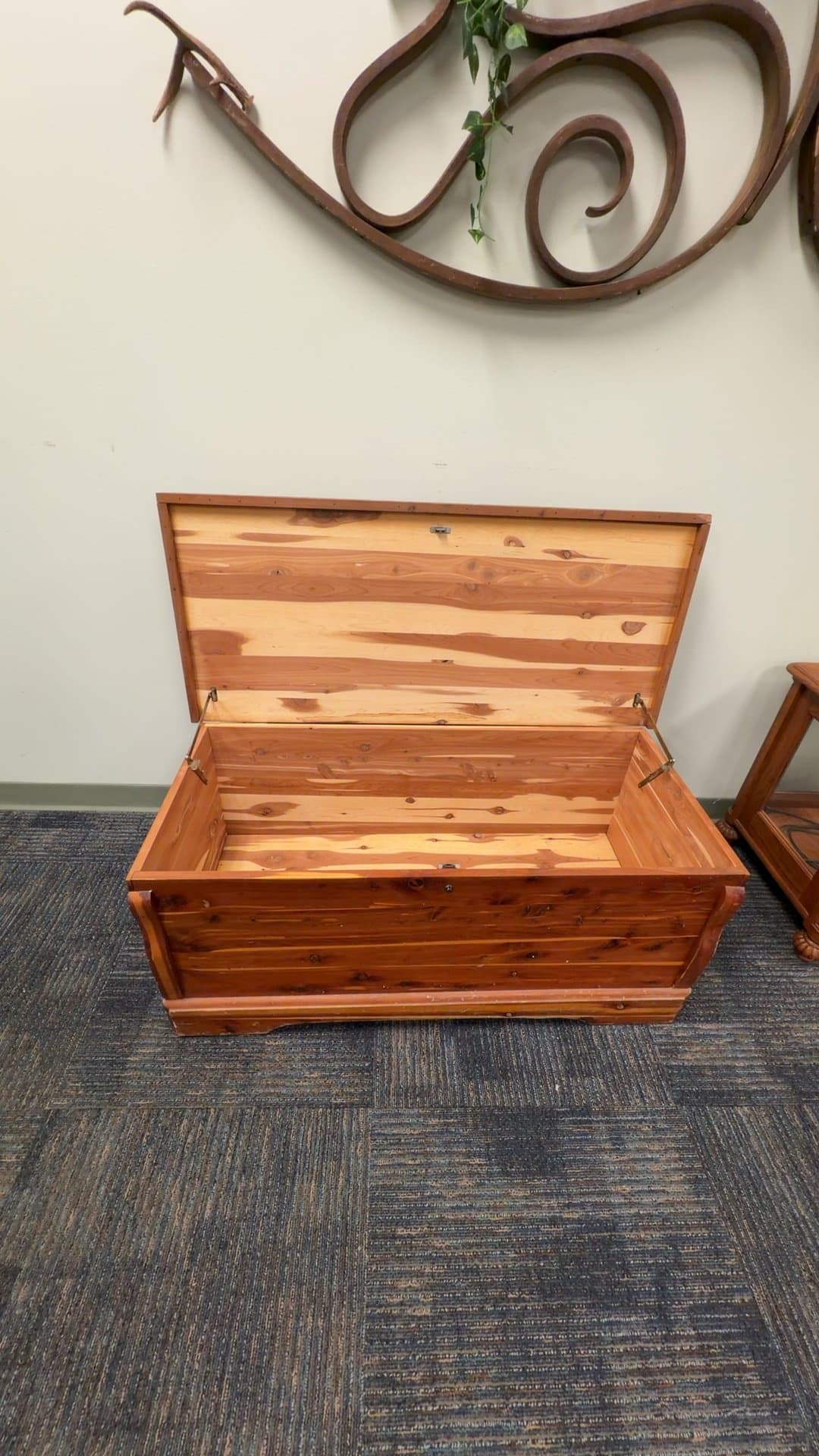 Vintage Cedar Storage Chest - Image 1
