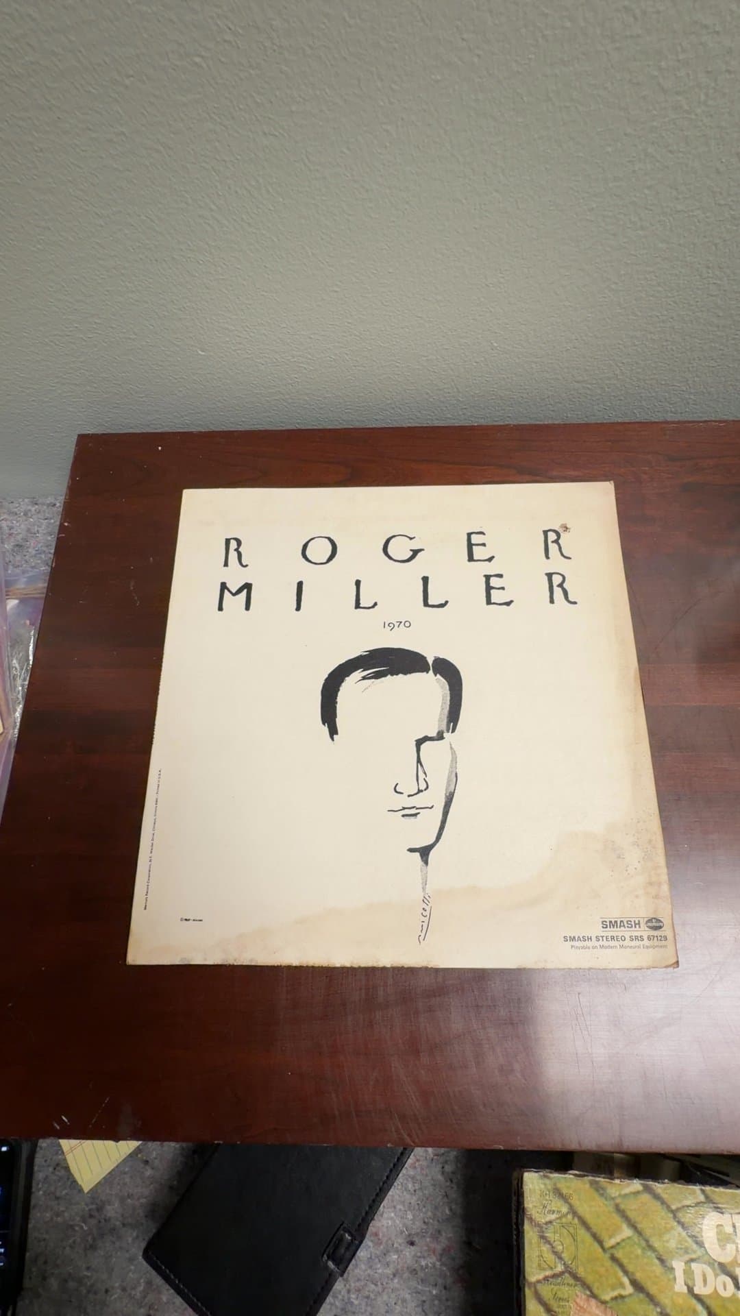 Roger Miller 1970 Vinyl Record - Image 1