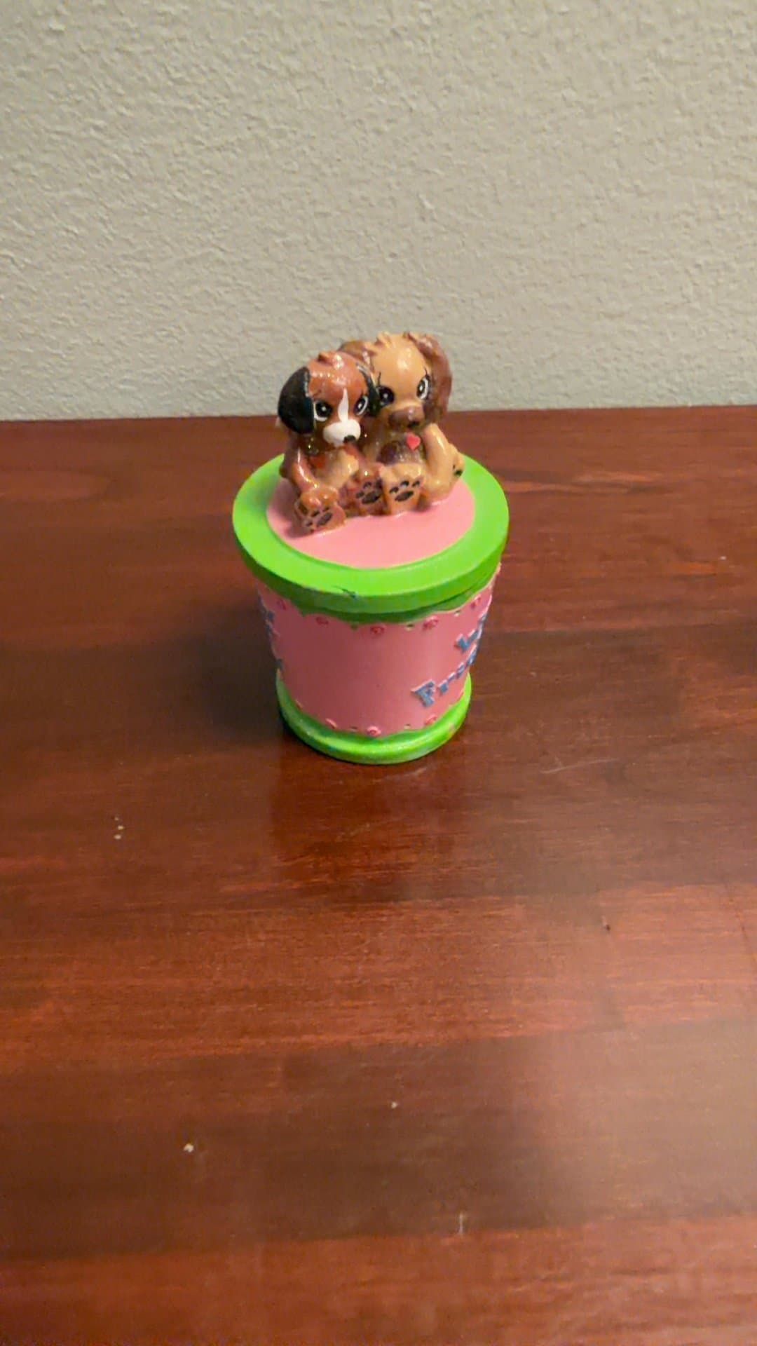 Dog Figurine Wish Box - Image 1