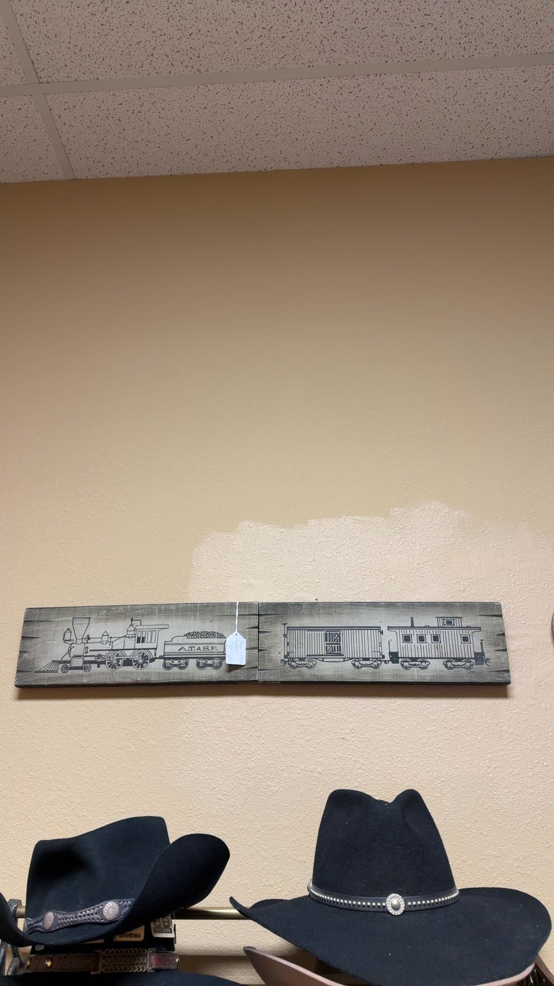Vintage Train Wall Art - Image 1
