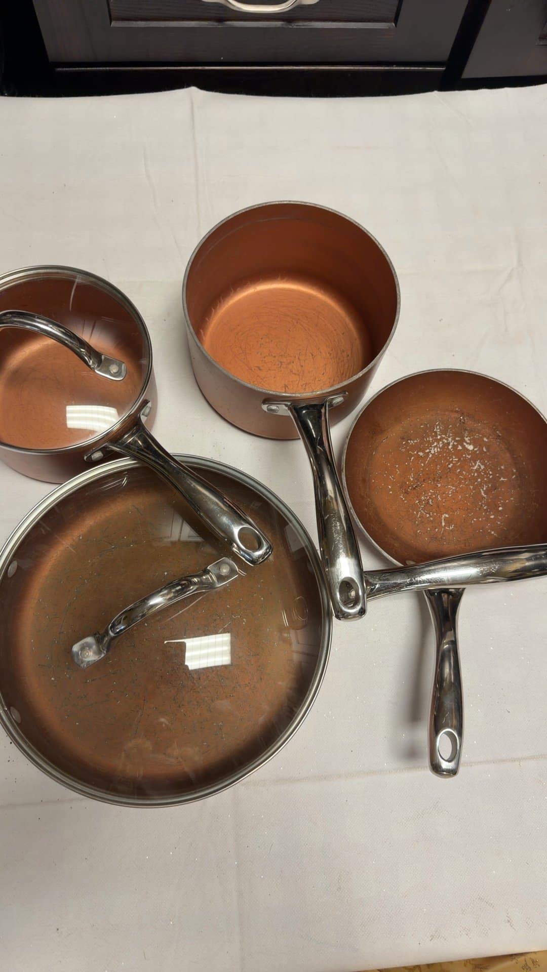 Tramontina Copper-Colored Nonstick Cookware Set - Image 1