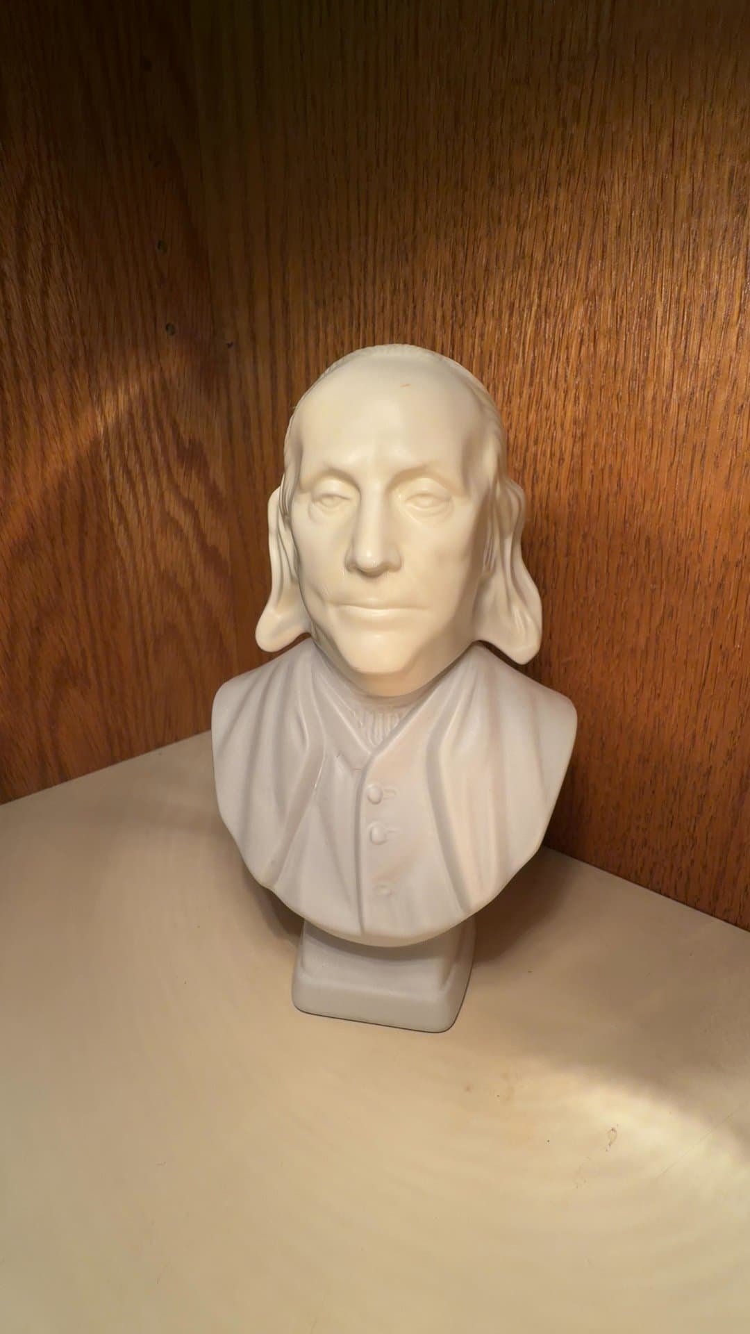 Avon Benjamin Franklin Bust Aftershave Bottle - Image 1