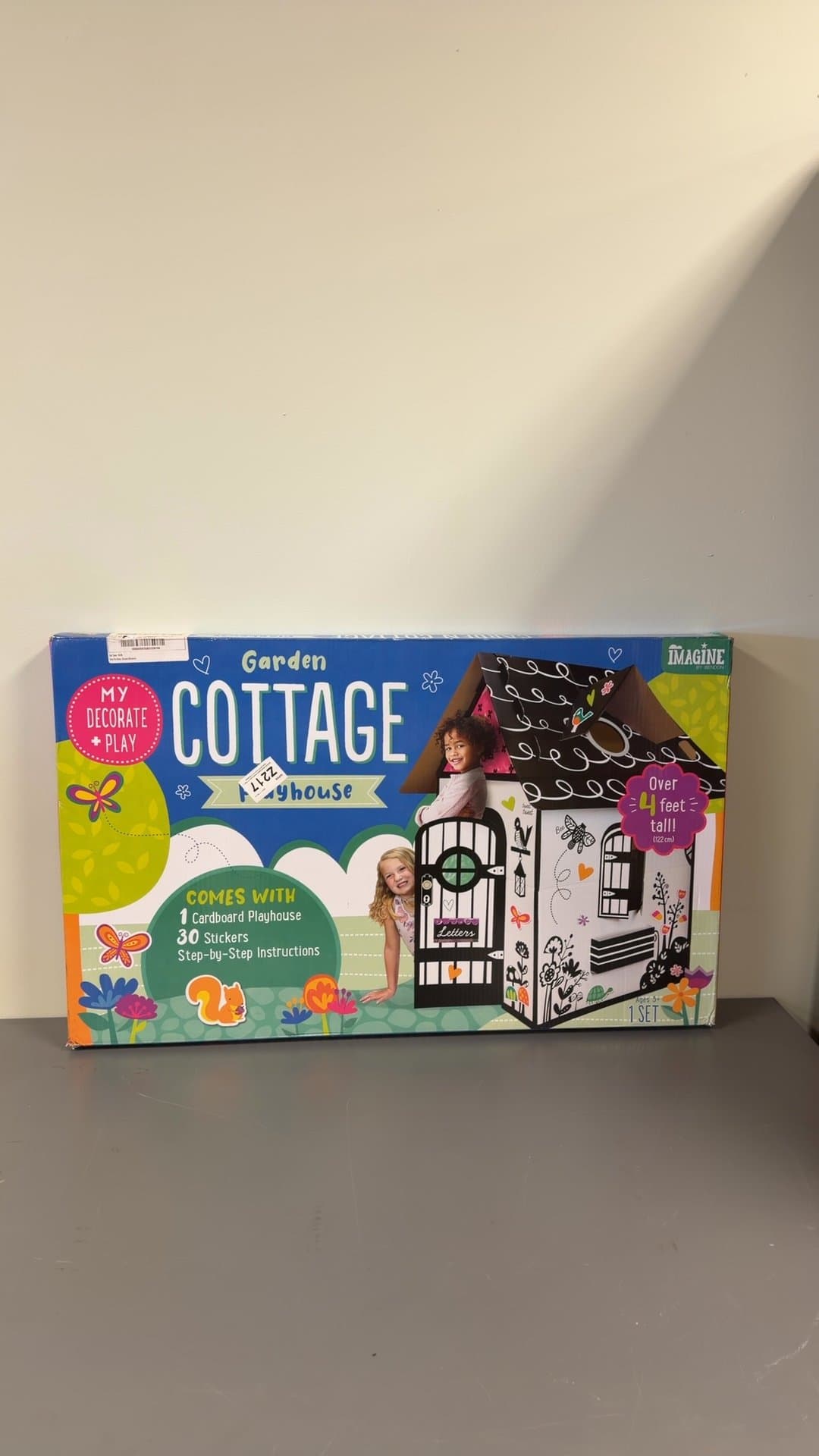 Imagine by Bendon Garden Cottage Cardboard Playhouse - Image 1