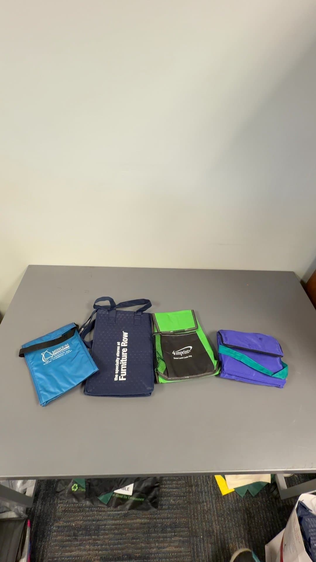 Assorted Promotional Insulated Cooler Lunch Bags Lot of 4 - Image 1
