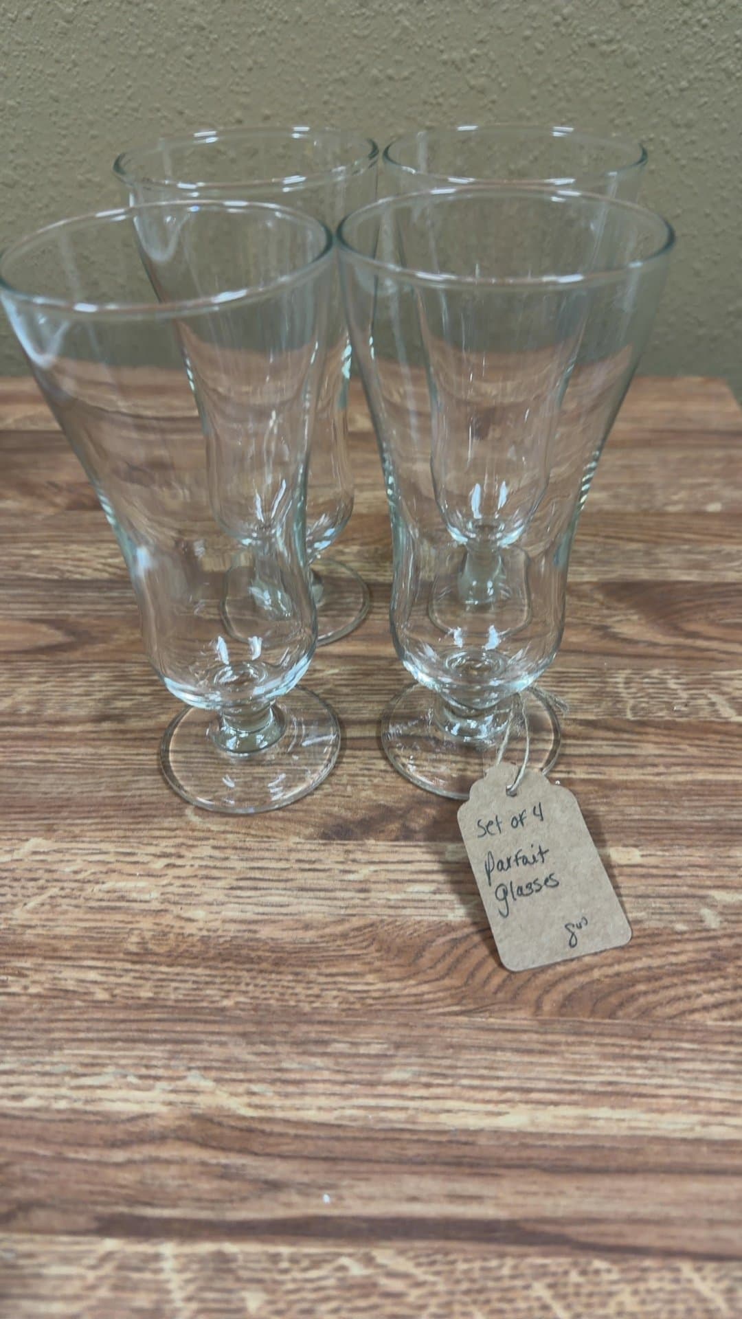 Set of 4 Parfait Glasses - Image 1