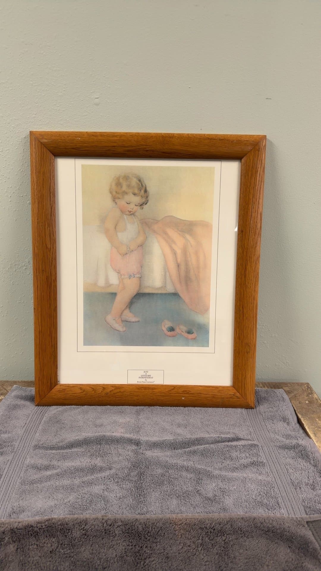 Bessie Pease Gutmann 'Just a Little Bit Independent' Framed Print - Image 1