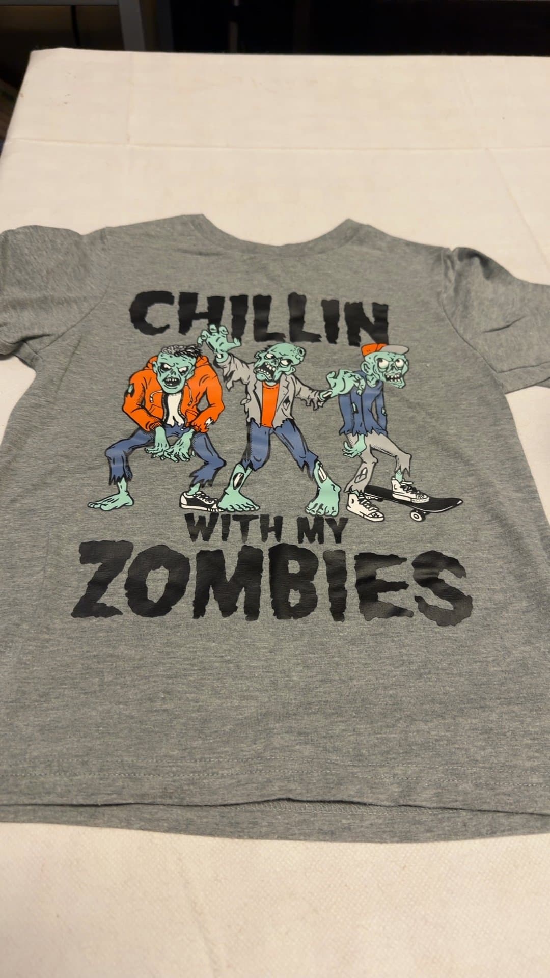 Boys Halloween Zombies Tee, Size XS (4-5) - Image 1