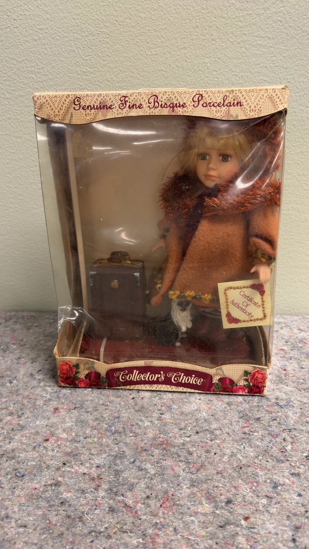 Collector's Choice Genuine Fine Bisque Porcelain Doll - Image 1
