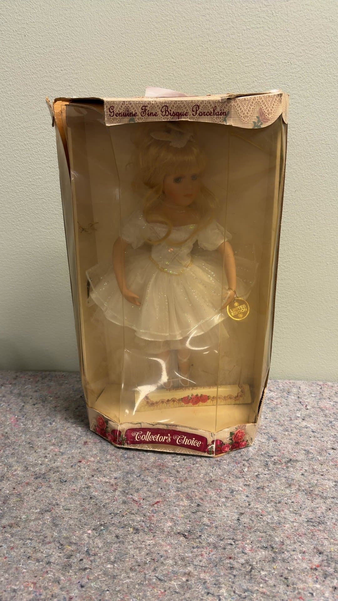 Collector's Choice Genuine Fine Bisque Porcelain Doll - Image 1
