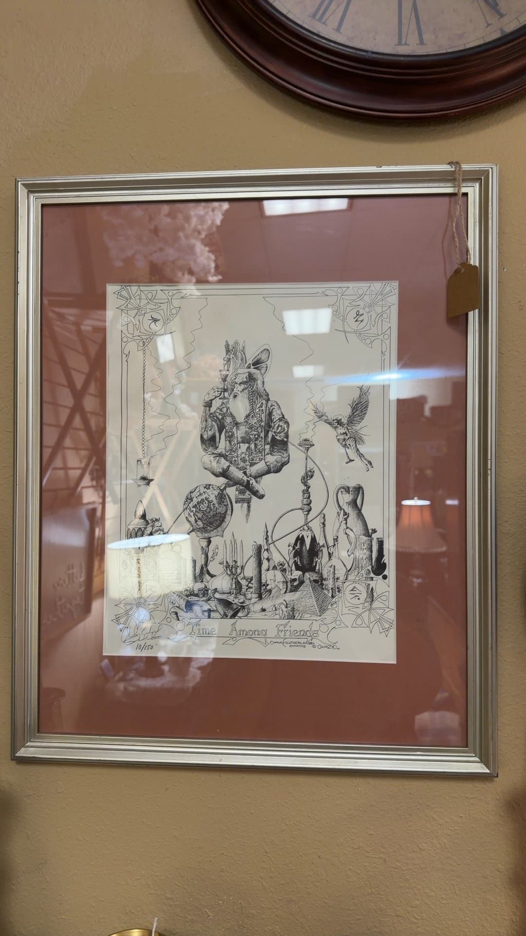 Charles E. Sutherland's 'Time Among Friends' Signed Print - Image 1