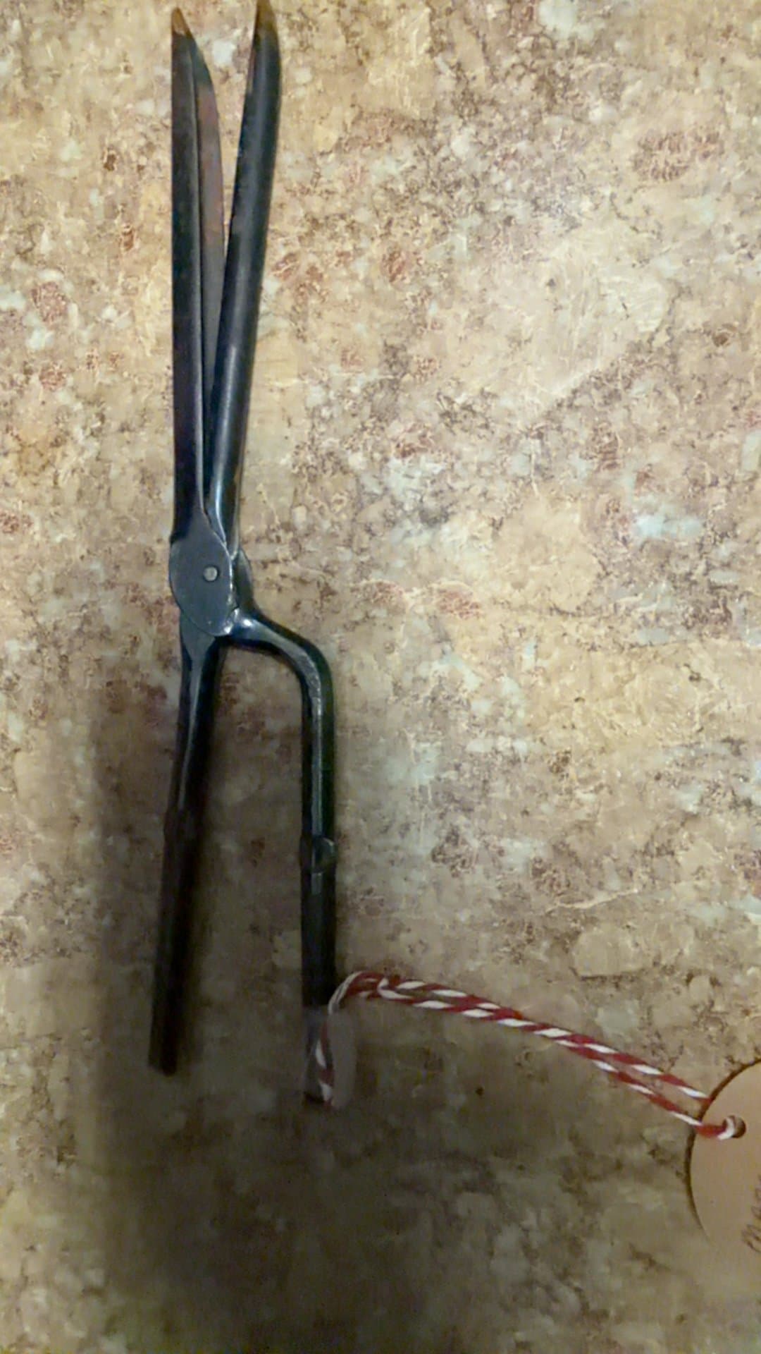 Vintage Antique Stove-Heated Marcel Curling Iron Tongs - Image 1