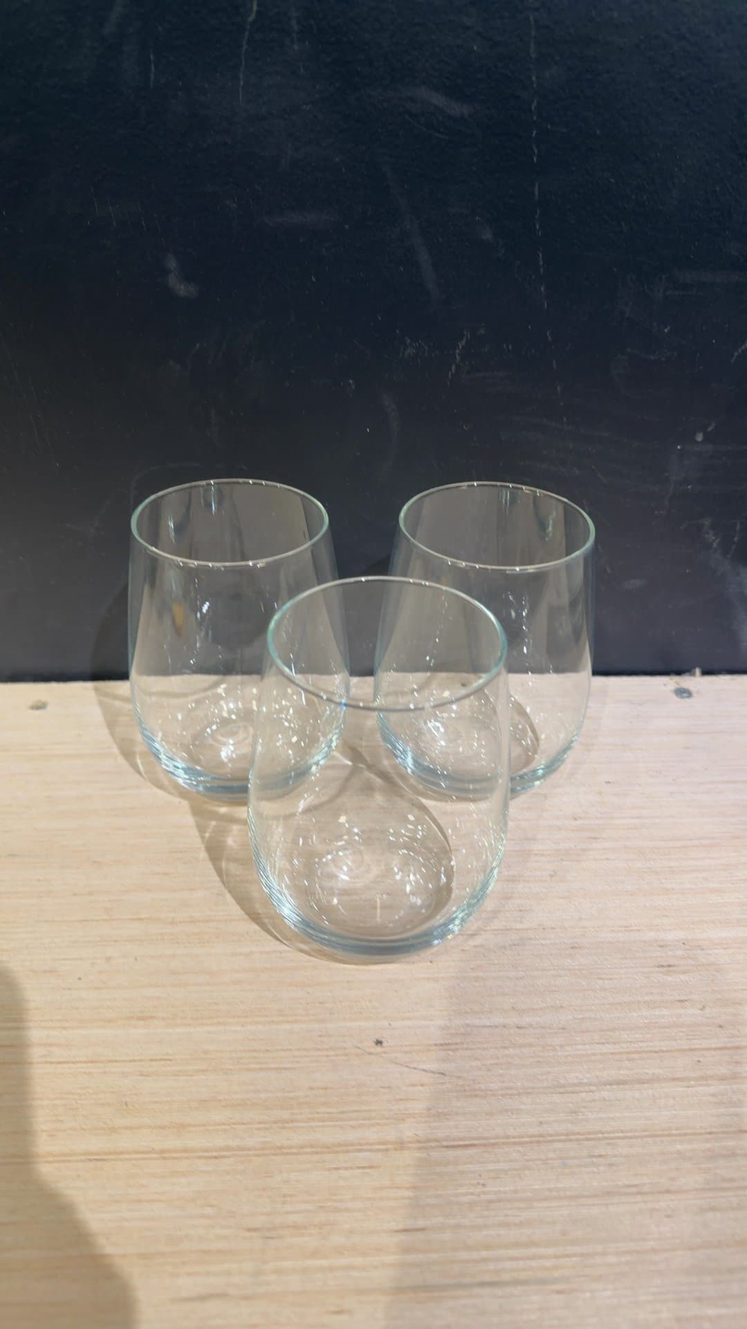 Stemless Wine Glasses (Set of 3) - Image 1