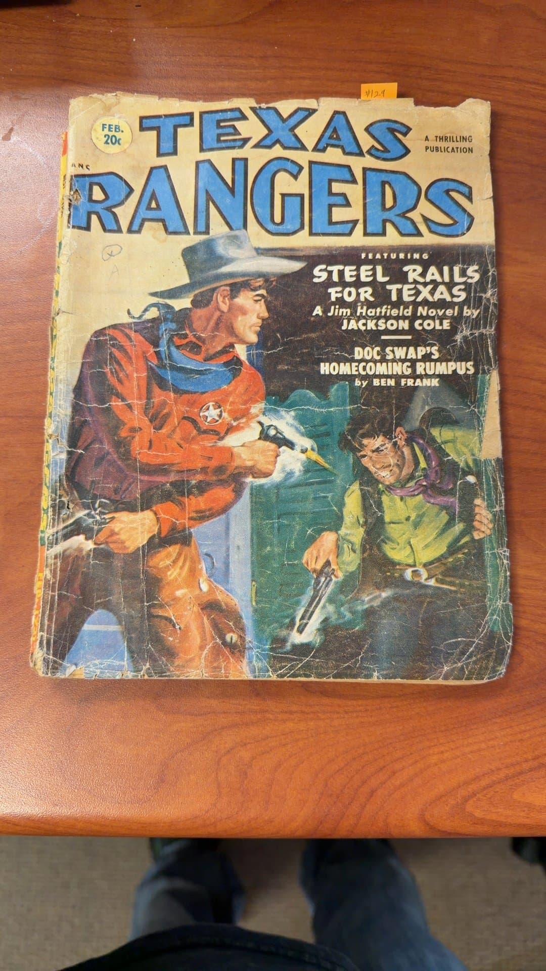 Texas Rangers Pulp Magazine - February Issue - Image 1