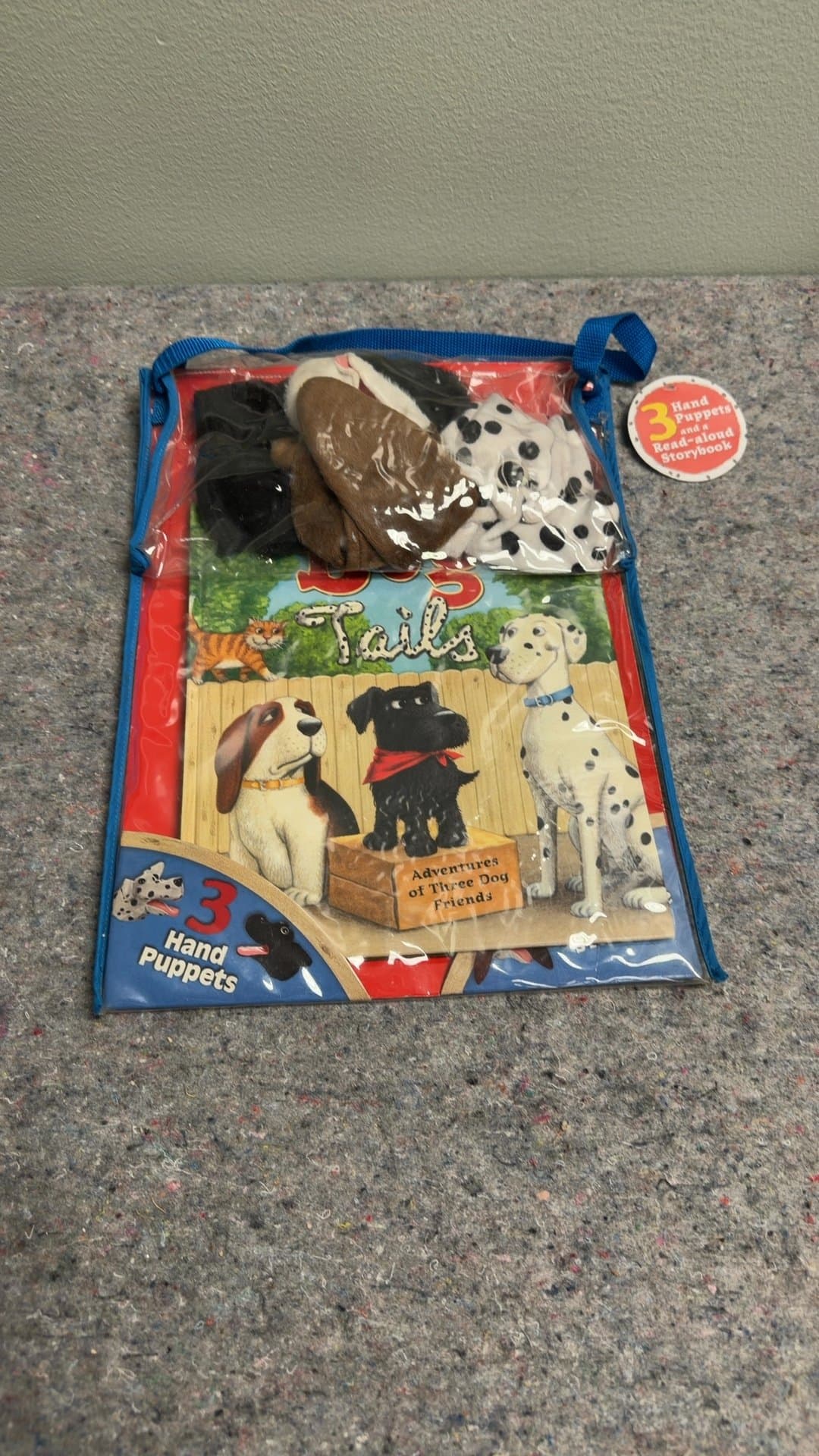 Dog Tails Hand Puppets and Storybook Set - Image 1