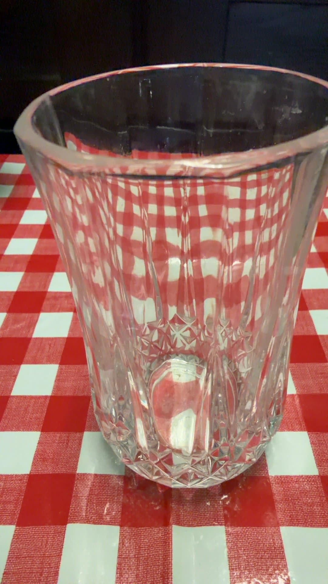 Vintage Cut Glass Tumbler - Image 1
