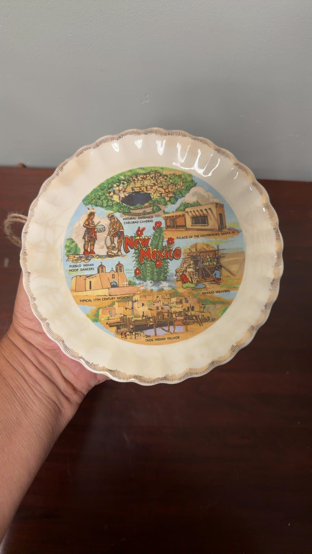 New Mexico Souvenir Decorative Plate - Image 1