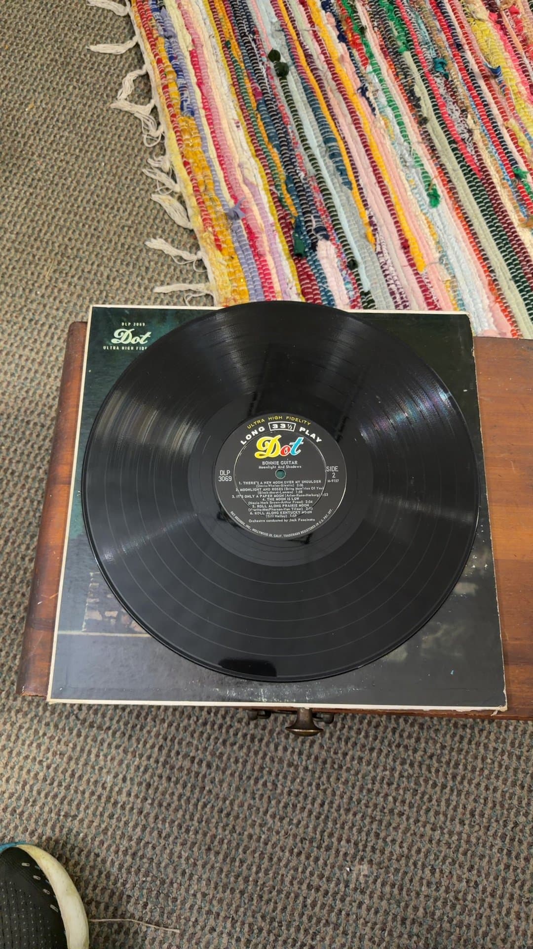 Bonnie Guitar - Moonlight and Shadows Vinyl Record - Image 1