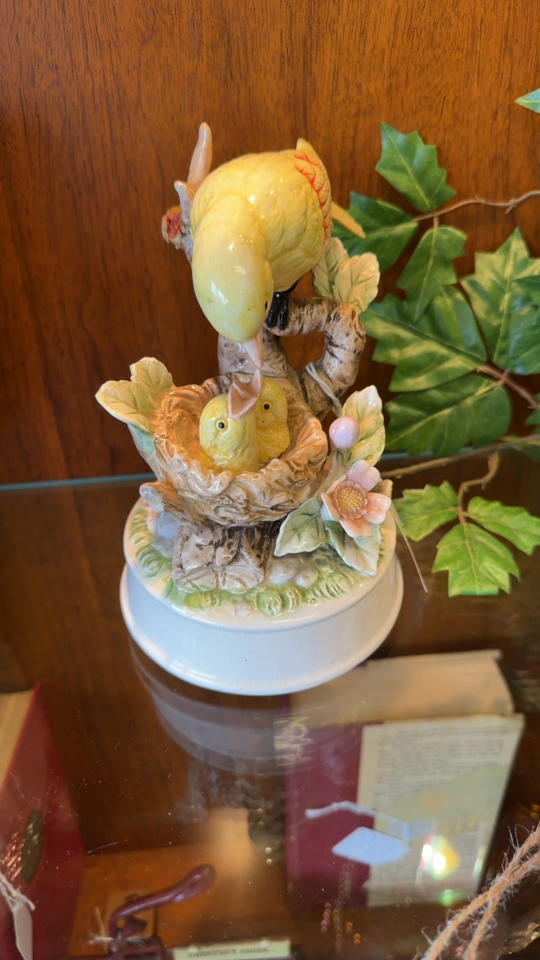 Porcelain Bird Music Box - Image 1