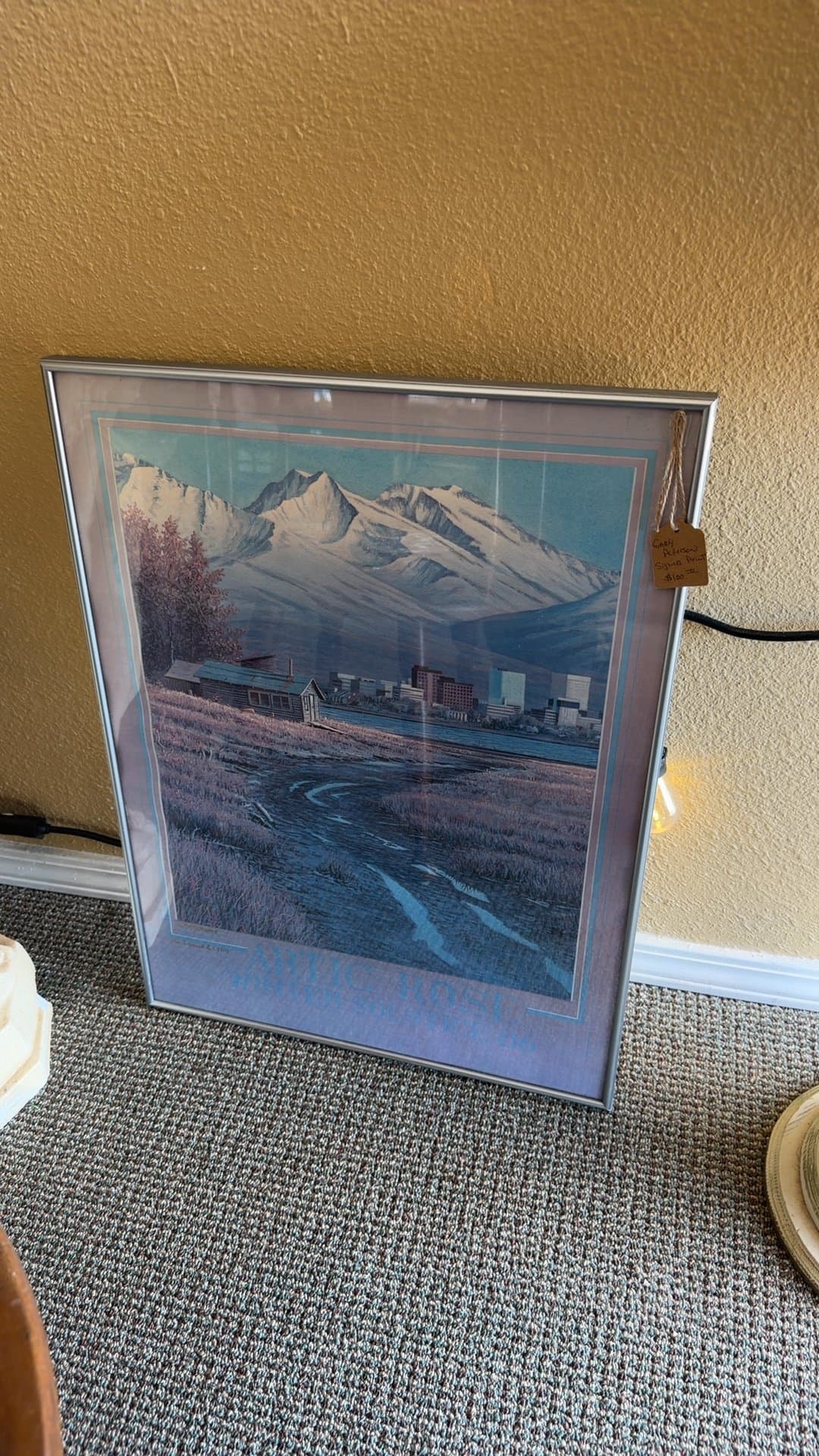 Gary Peterson Signed Print with Frame - Image 1