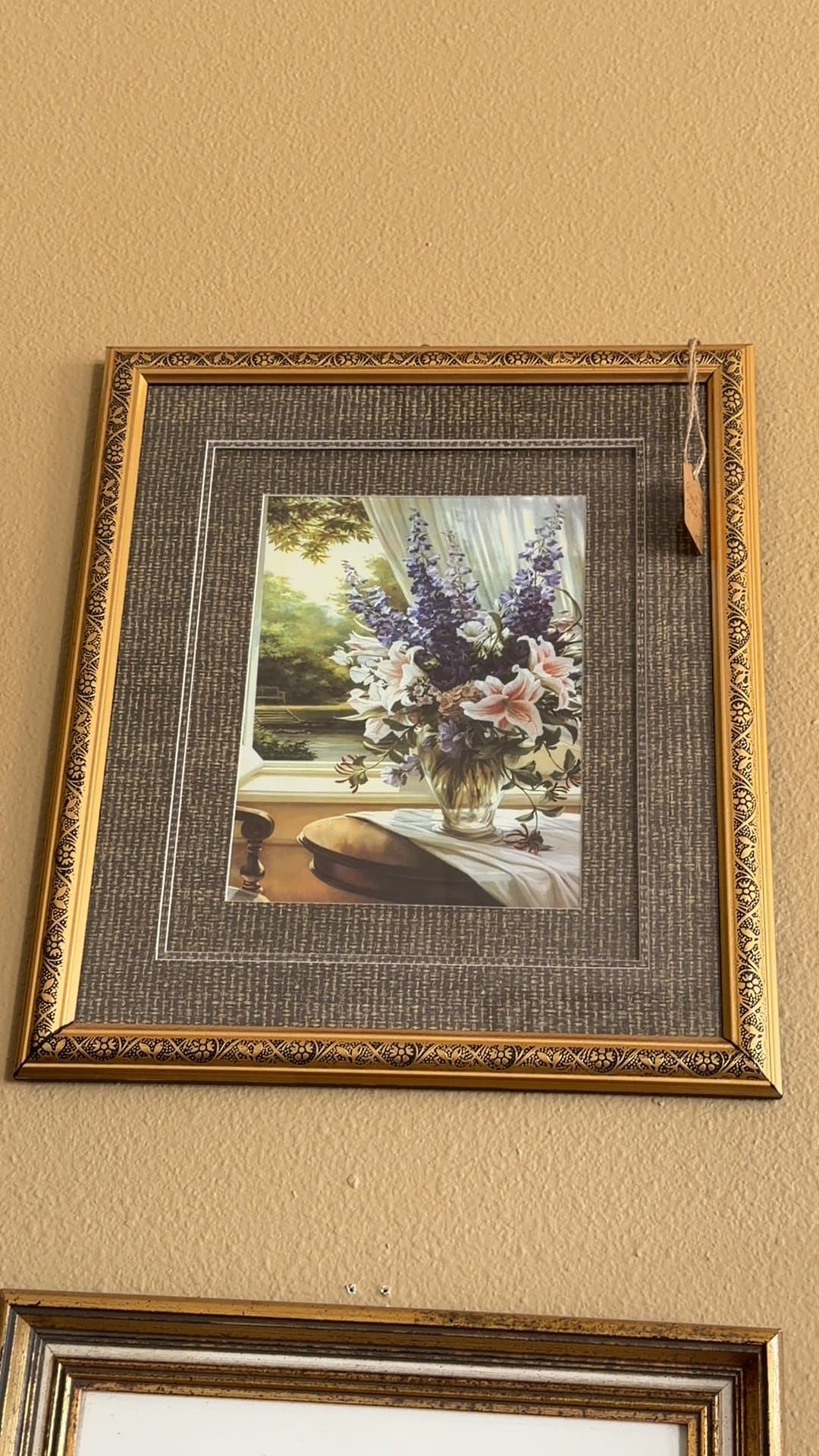 Framed Floral Still Life Print - Image 1