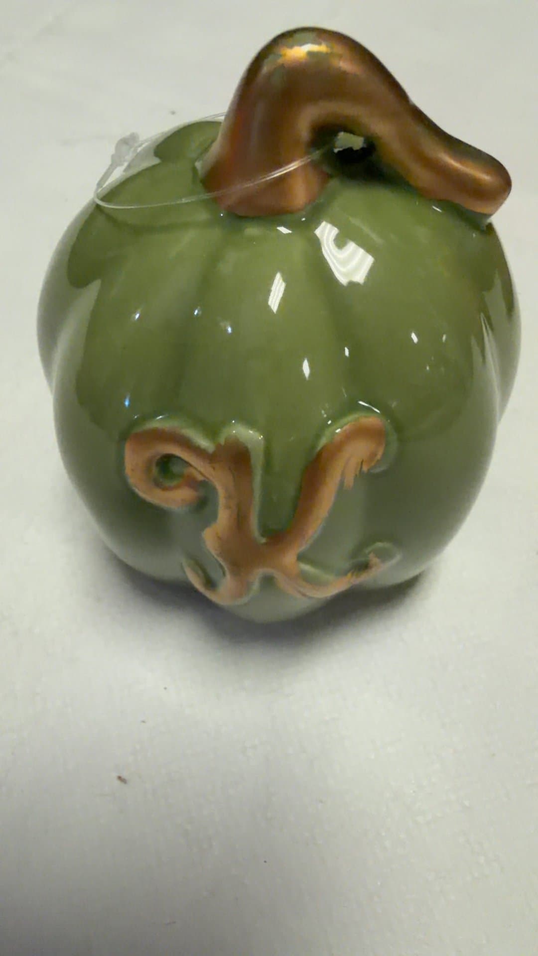 Ceramic Pumpkin Decor - Image 1