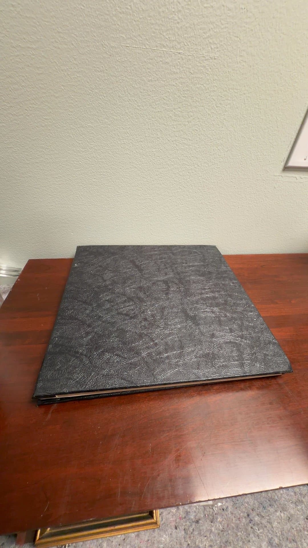 Black Portfolio Binder - Image 1