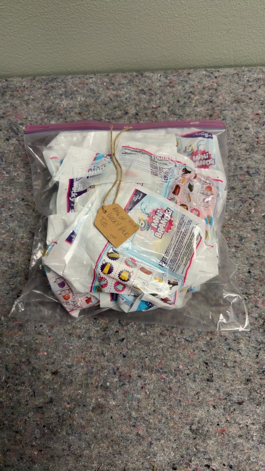 Bag of Wacky Pack Mini Brands Toys - Image 1