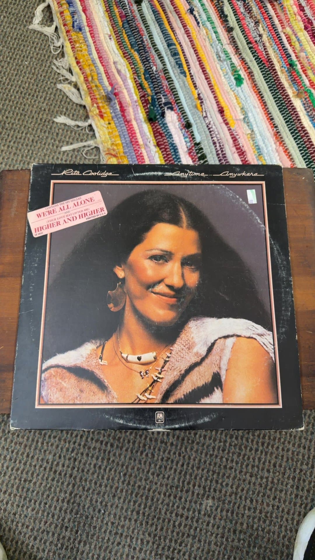 Rita Coolidge - Anytime...Anywhere Vinyl Record - Image 1