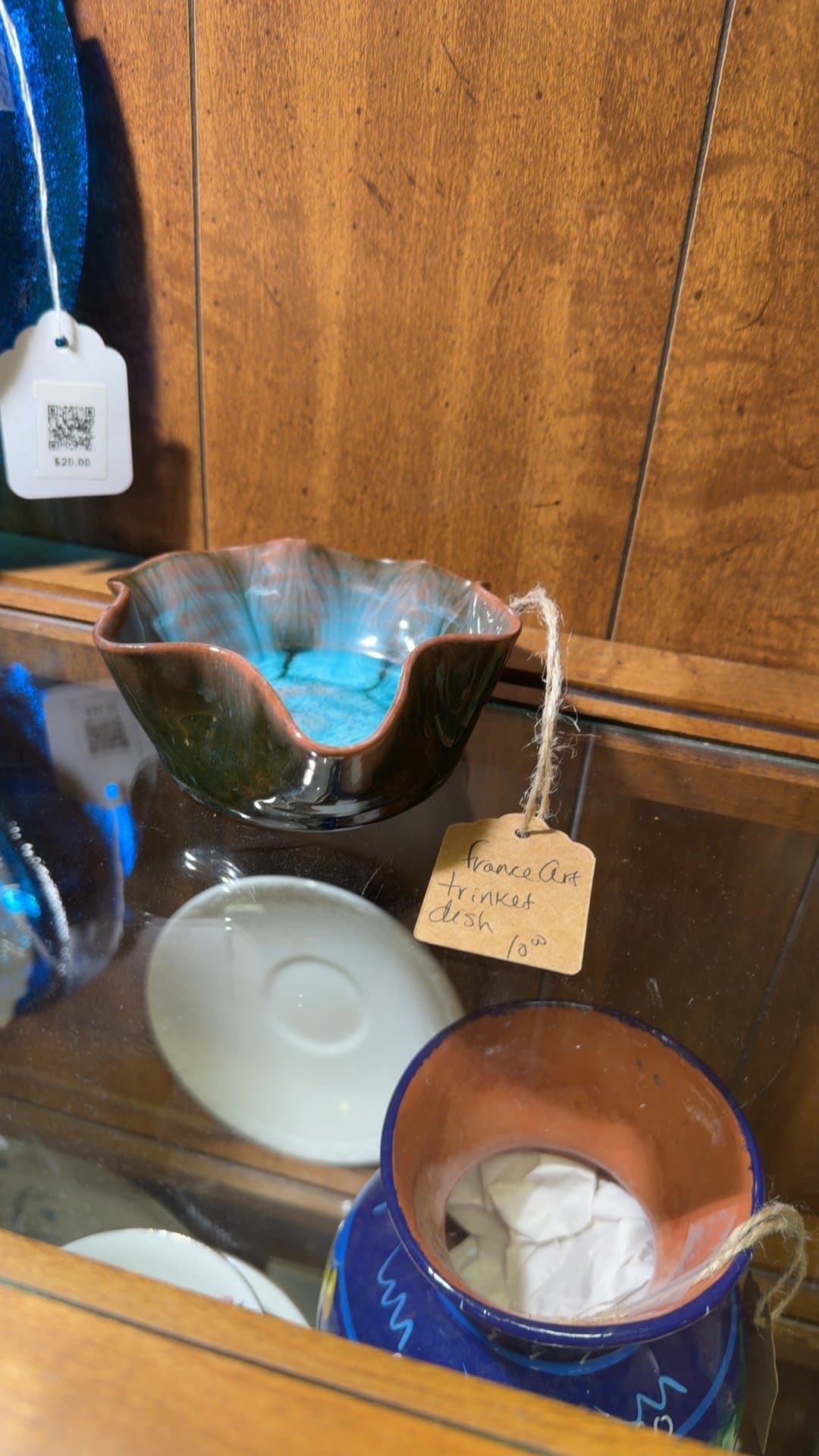 France Art Trinket Dish - Image 1