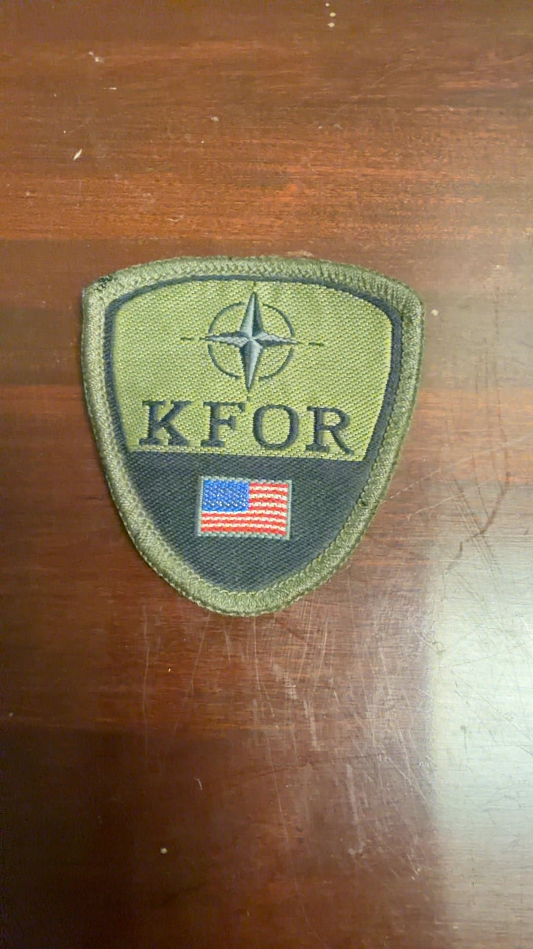 KFOR NATO Military Patch - Image 1