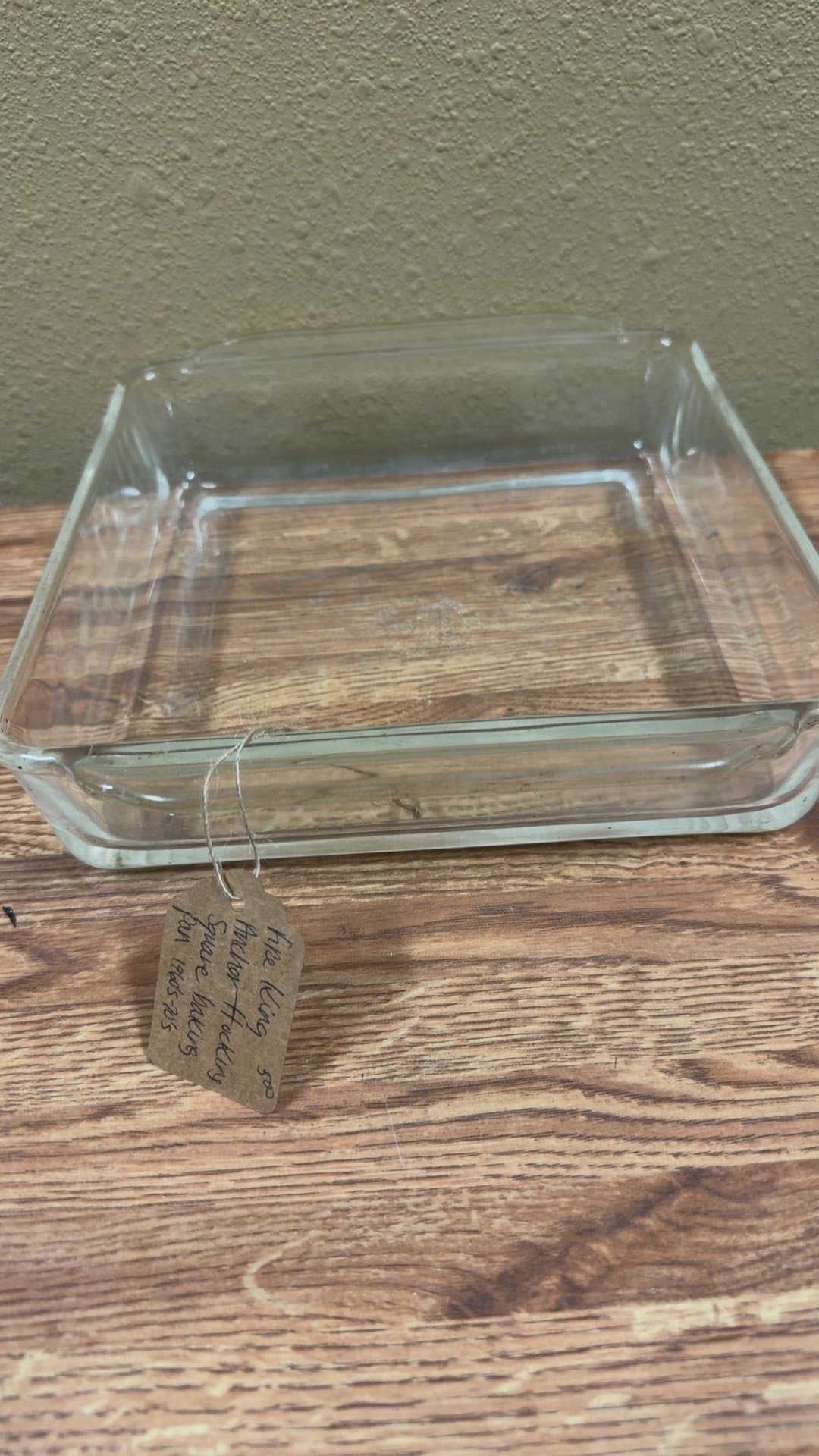 Anchor Hocking Fire King Square Baking Pan - Image 1