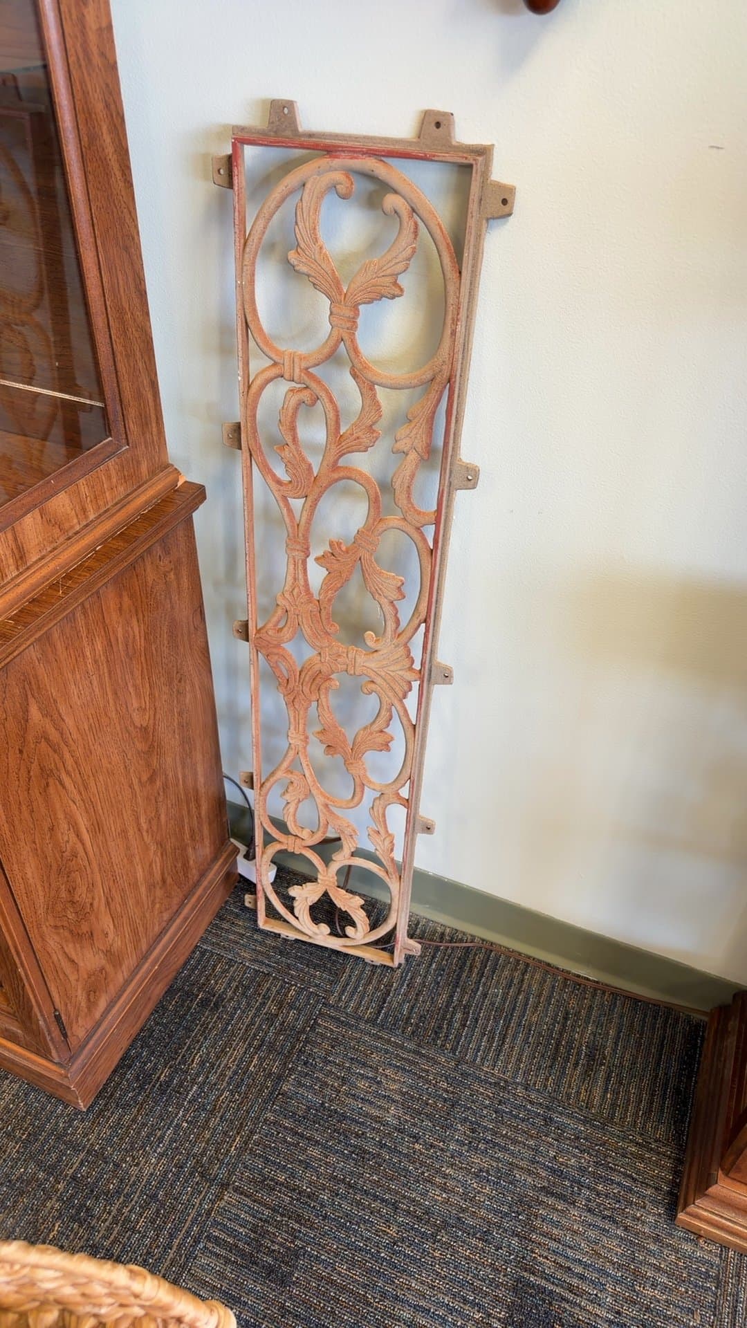 Decorative Cast Iron Grille Panel - Image 1