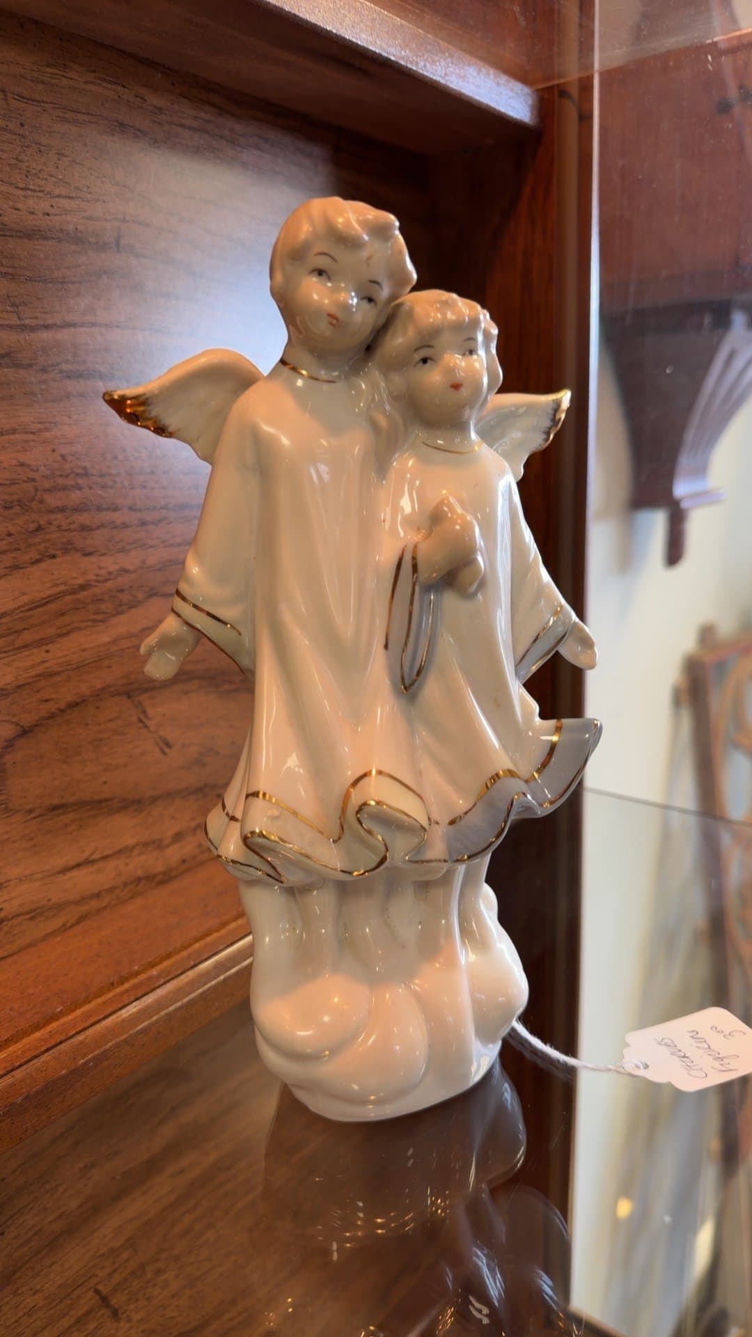 Porcelain Angel Figurine - Image 1